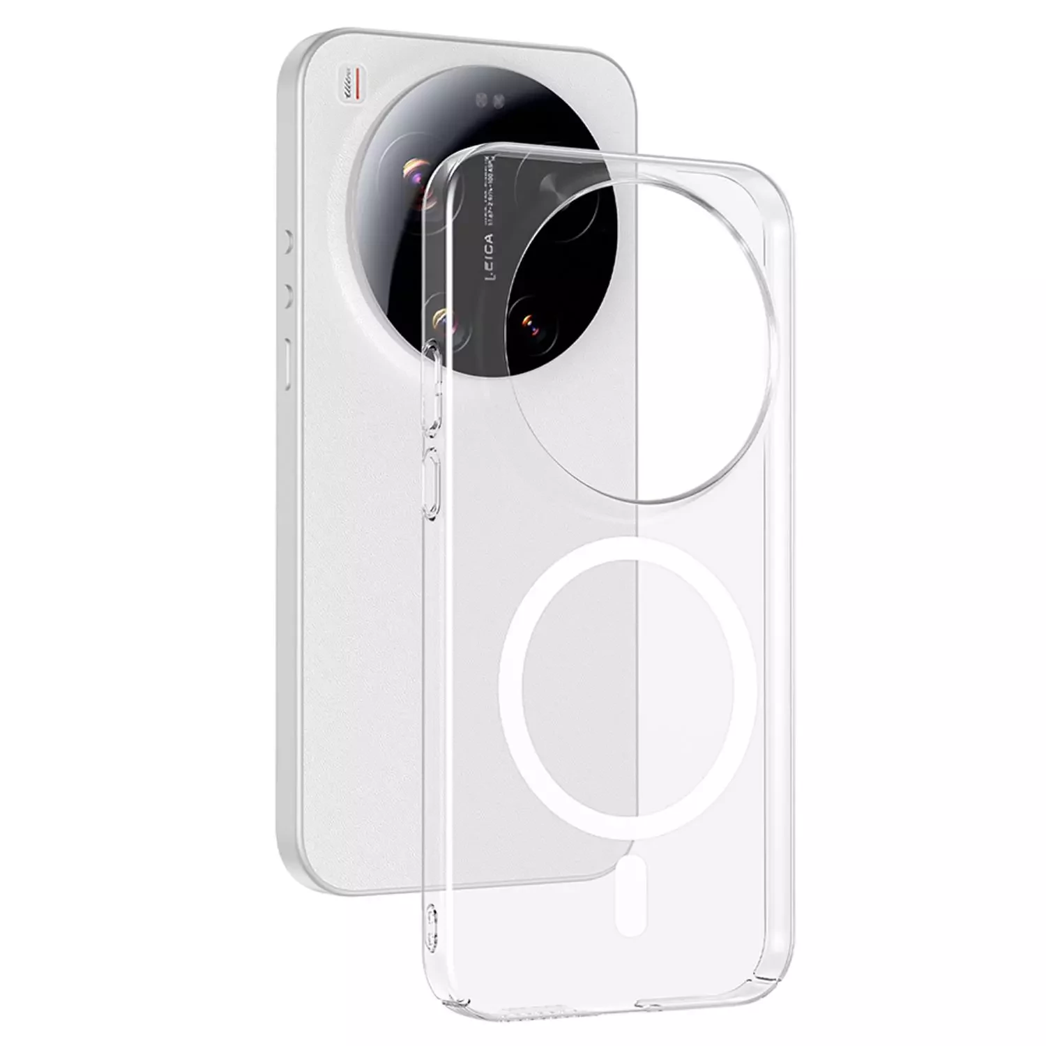 Microsonic Xiaomi 17 Ultra Kılıf MagSafe Clear Sararmaz Şeffaf