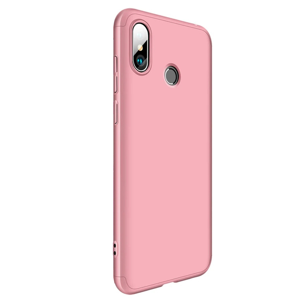 Microsonic Xiaomi Mi A2 (Mi 6X) Kılıf Double Dip 360 Protective Rose Gold
