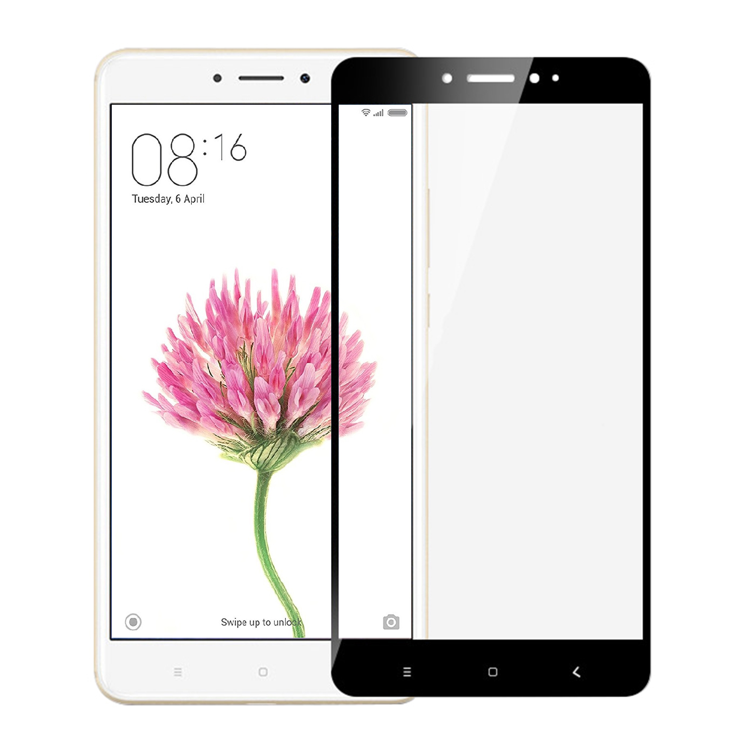 Microsonic Xiaomi Mi Max Kavisli Temperli Cam Ekran Koruyucu Film Siyah
