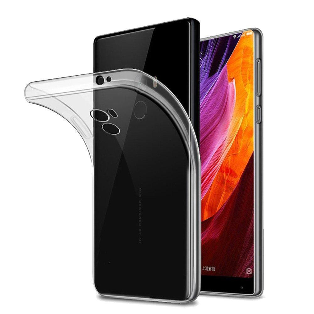 Microsonic Transparent Soft Xiaomi Mi Mix kılıf Beyaz