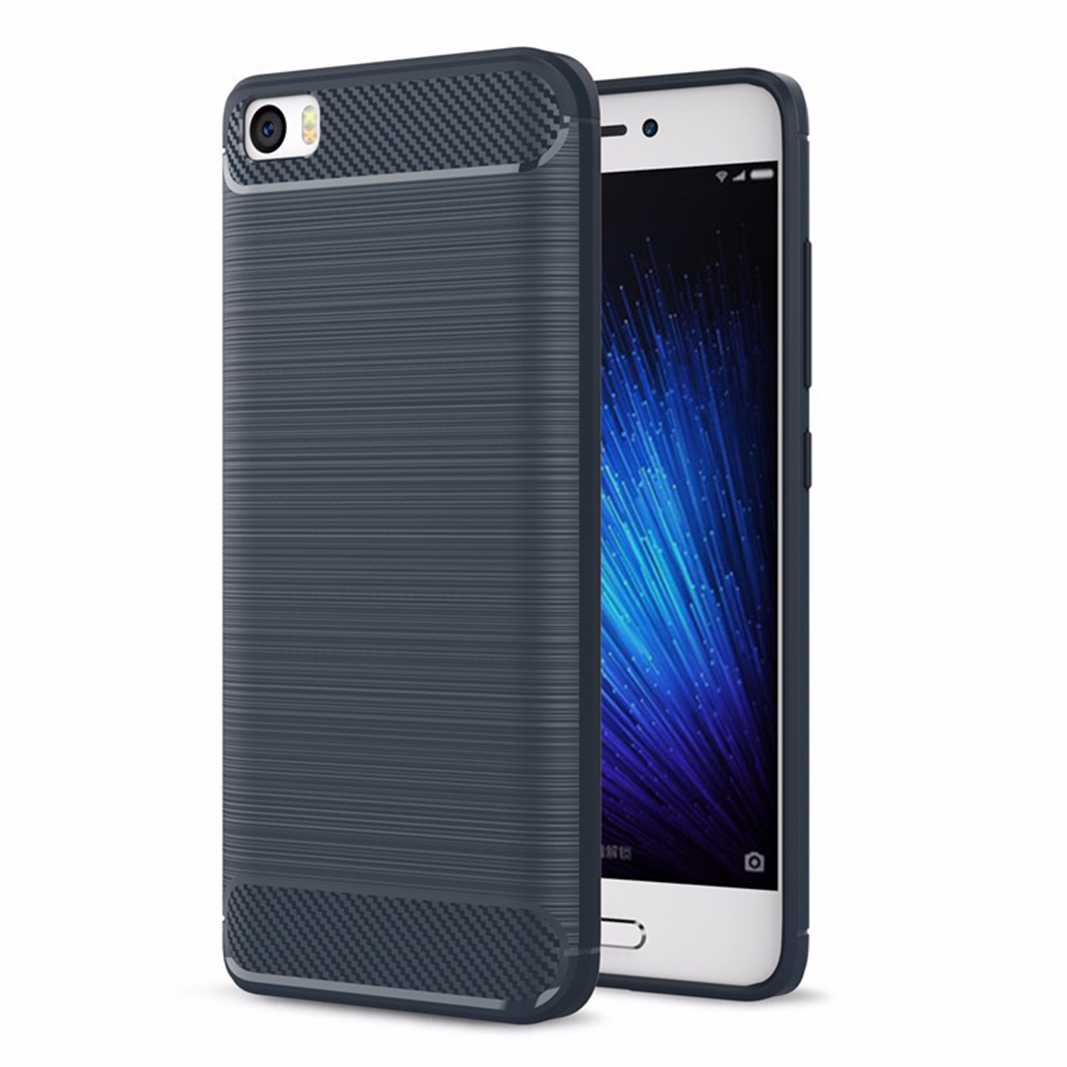 Microsonic Xiaomi Mi5 Prime Kılıf Room Silikon Lacivert