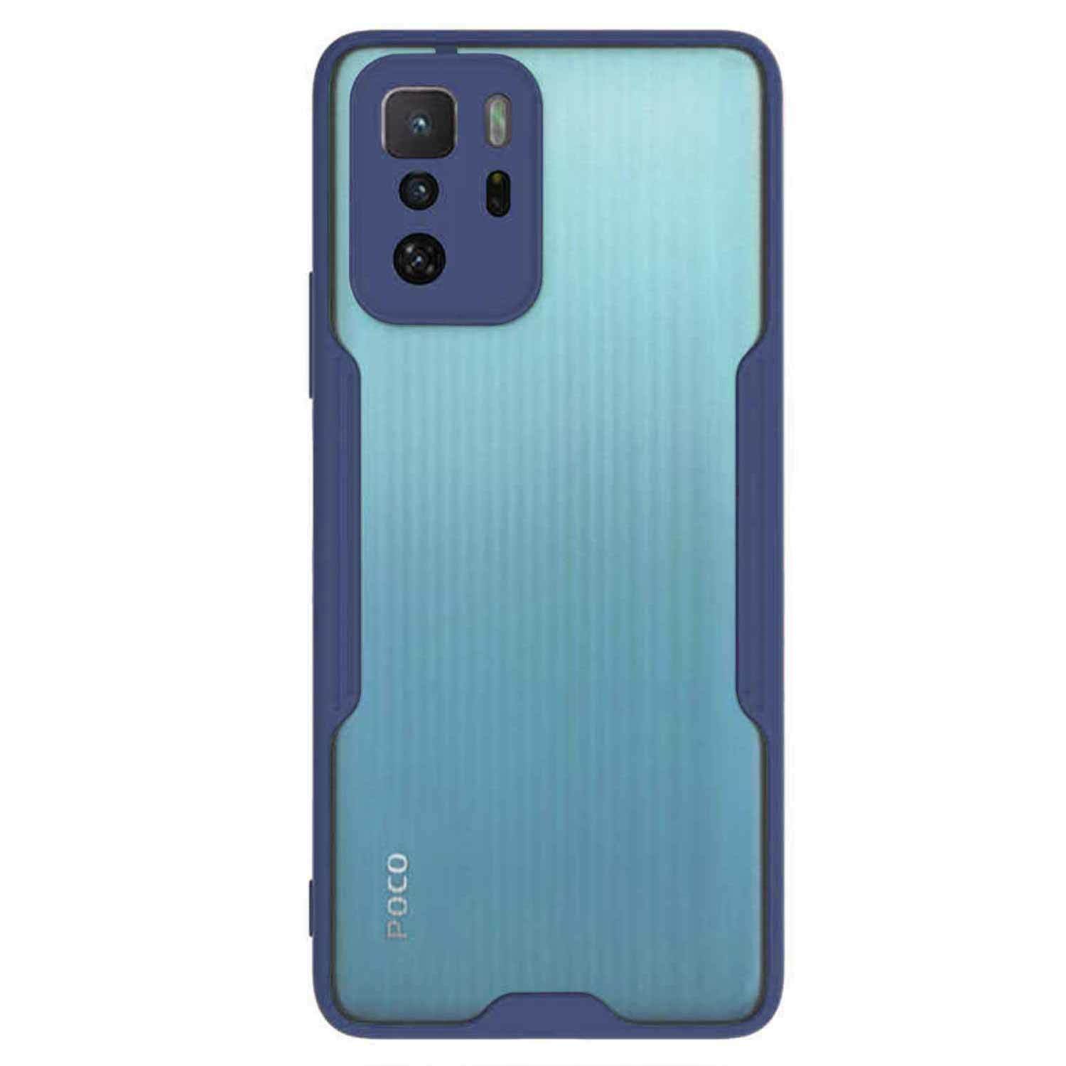 Microsonic Xiaomi Poco X3 GT Kılıf Paradise Glow Lacivert