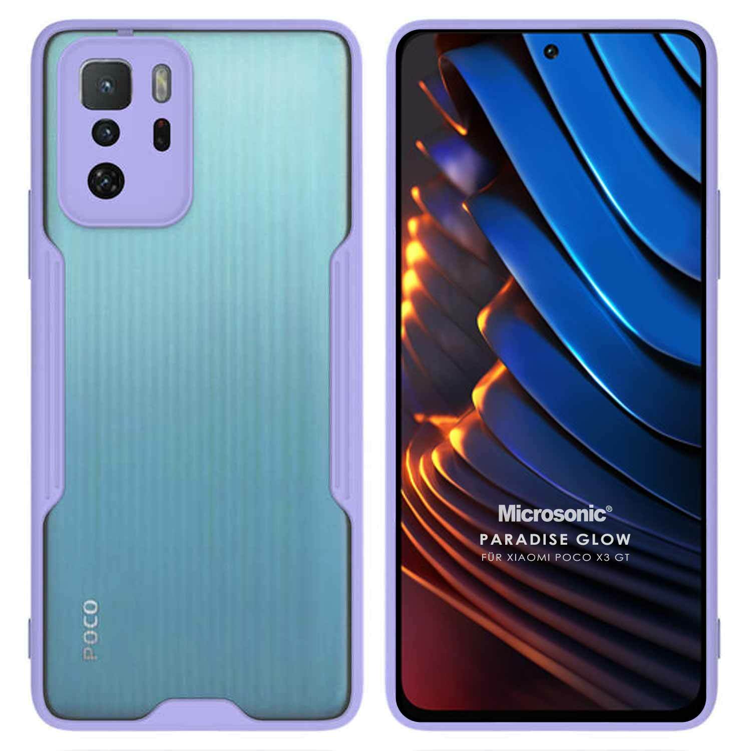 Microsonic Xiaomi Poco X3 GT Kılıf Paradise Glow Lila
