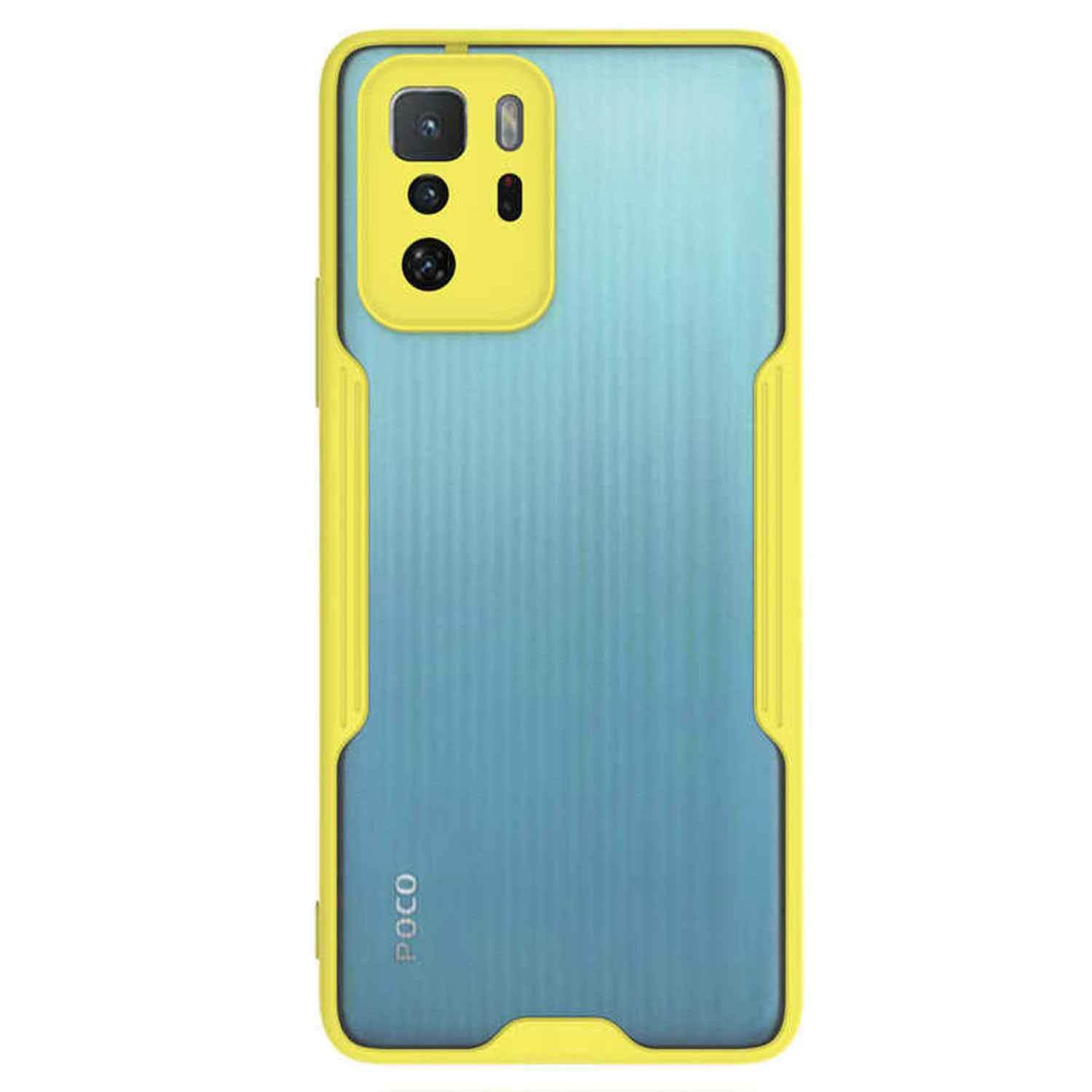 Microsonic Xiaomi Poco X3 GT Kılıf Paradise Glow Sarı