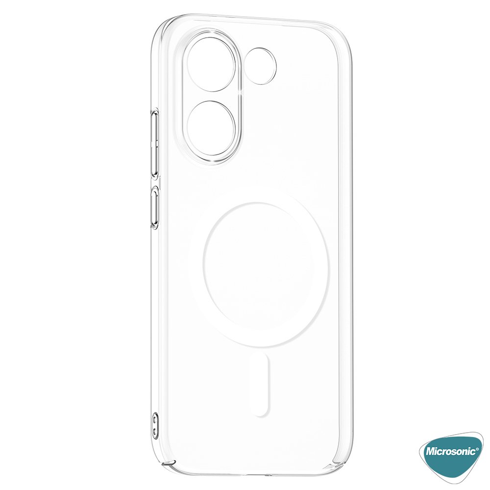 Microsonic Xiaomi Poco X8 Pro Kılıf MagSafe Clear Sararmaz Şeffaf