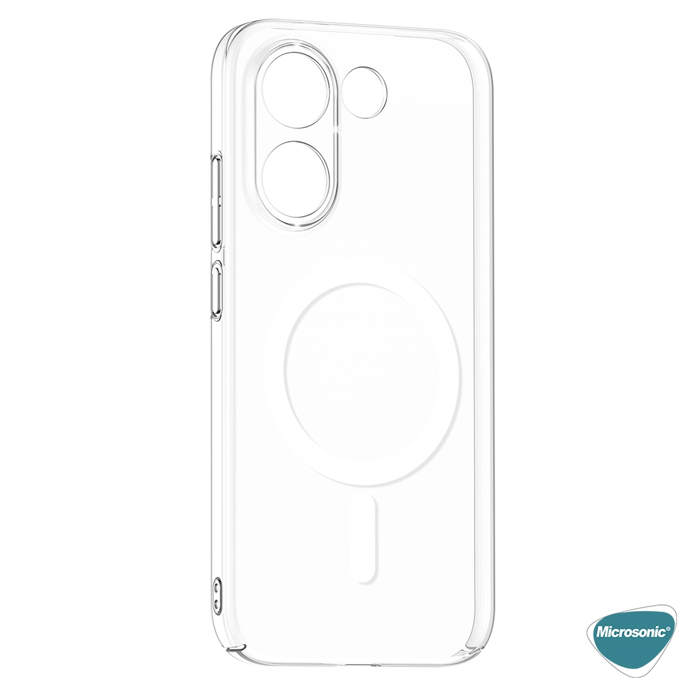 Microsonic Xiaomi Poco X8 Pro Kılıf MagSafe Clear Sararmaz Şeffaf