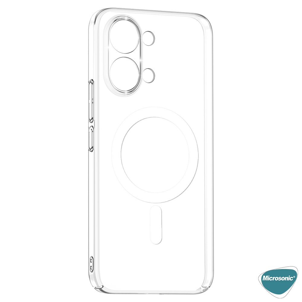 Microsonic Xiaomi Poco X8 Pro Max Kılıf MagSafe Clear Sararmaz Şeffaf