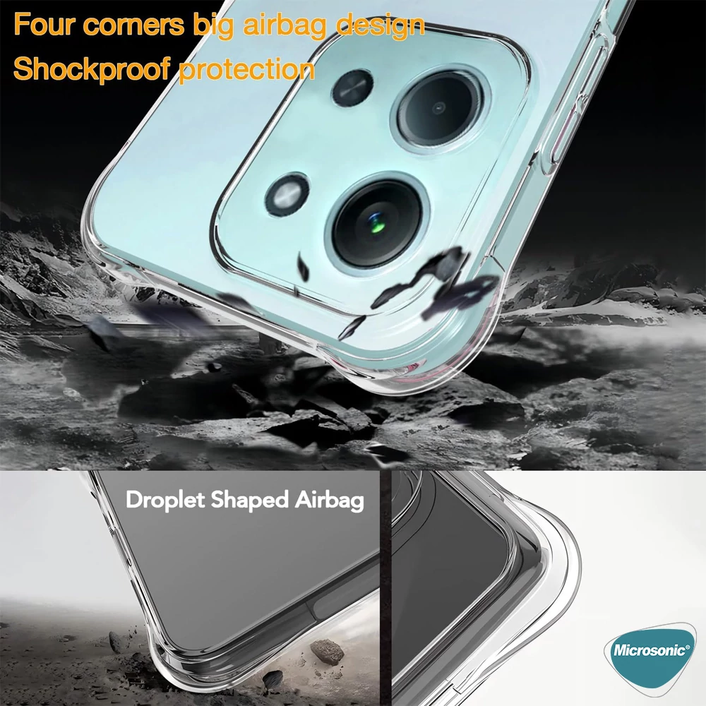 Microsonic Xiaomi Redmi 15C Kılıf Shock Absorbing Şeffaf