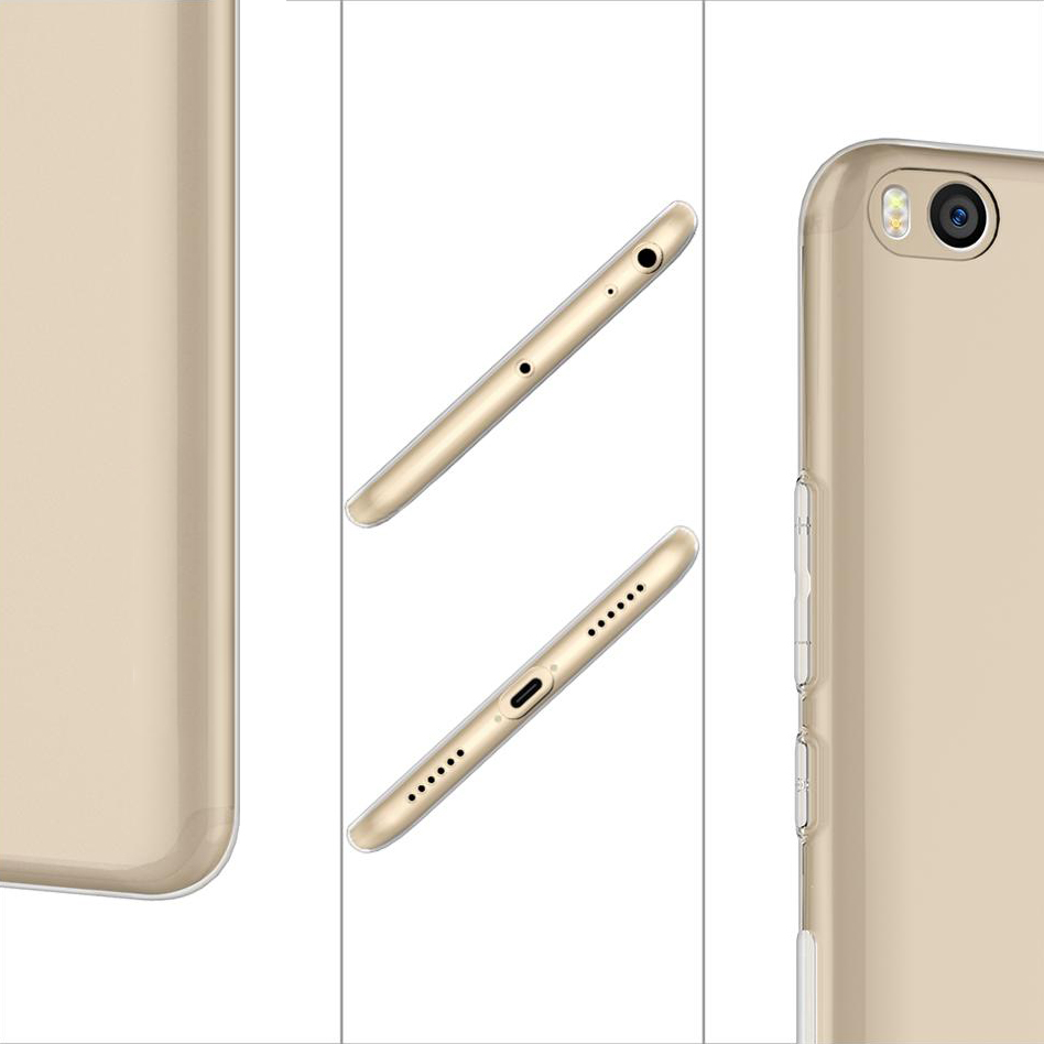 Microsonic Xiaomi Redmi 4x Kılıf Transparent Soft Beyaz