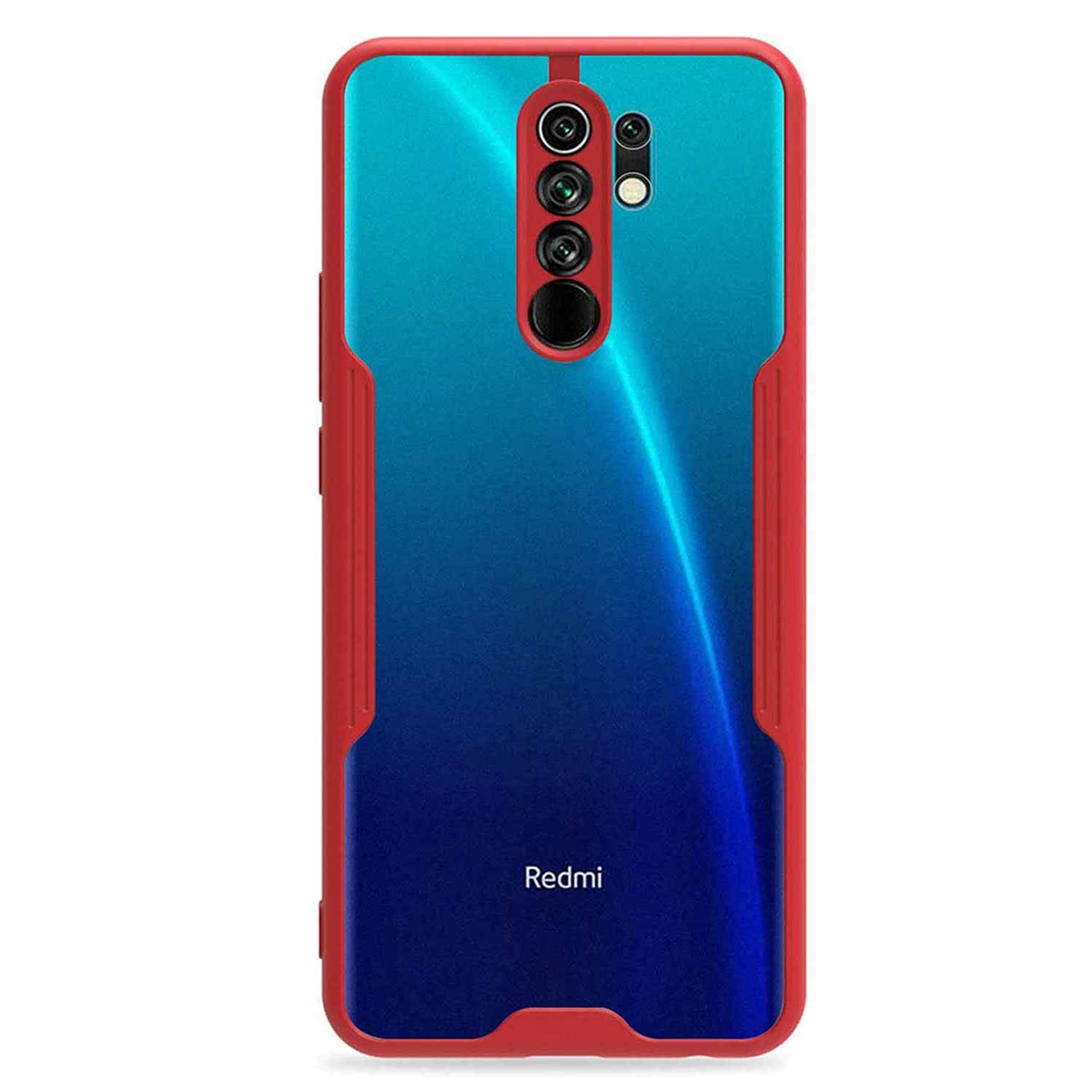 Microsonic Xiaomi Redmi 9 Kılıf Paradise Glow Kırmızı