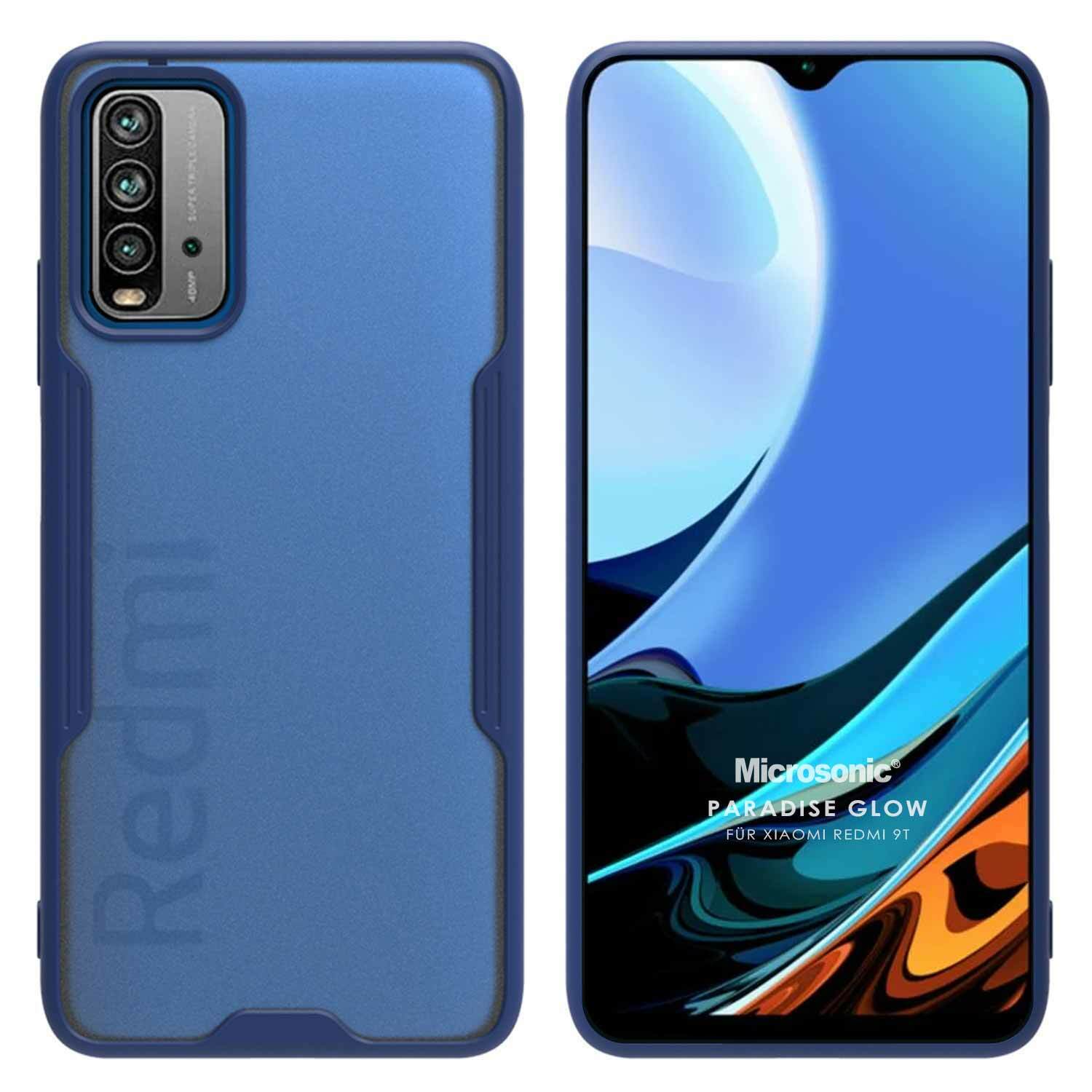 Microsonic Xiaomi Redmi 9T Kılıf Paradise Glow Lacivert