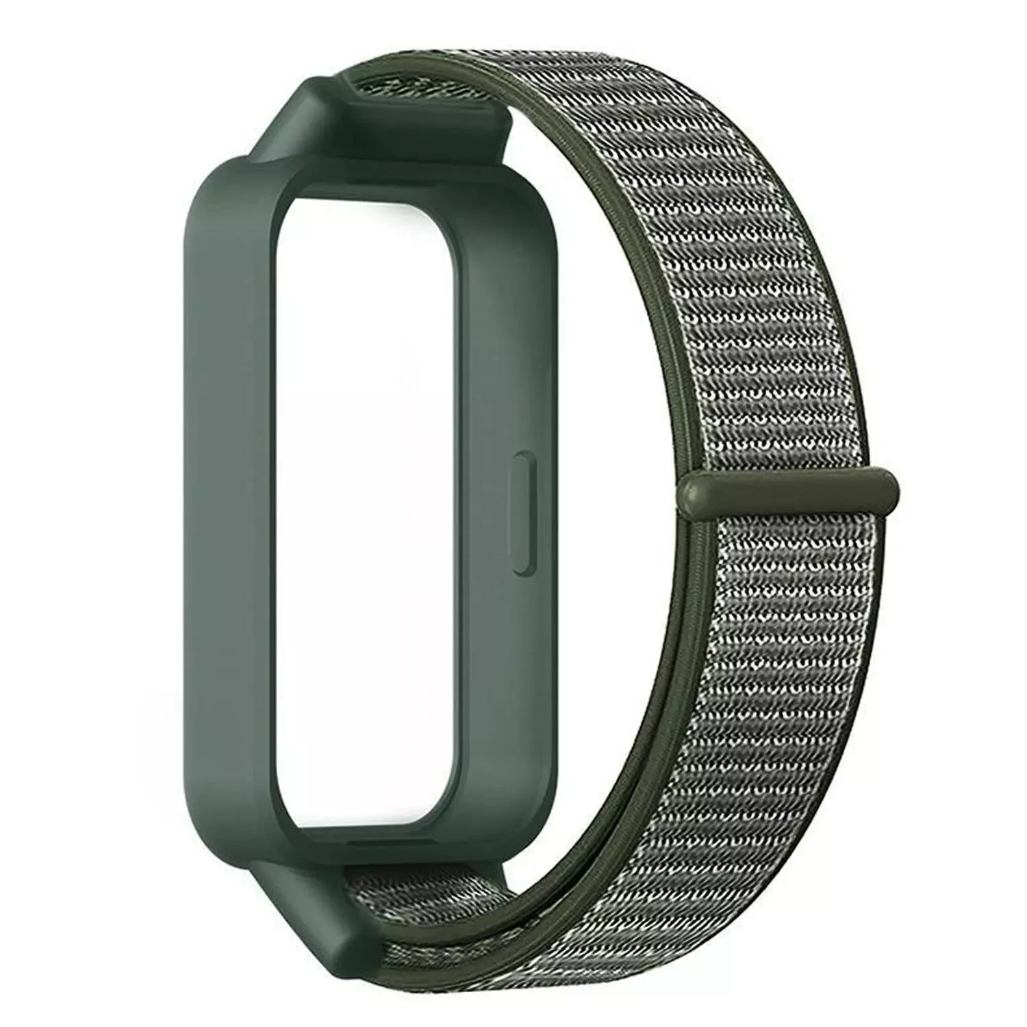 Microsonic Xiaomi Redmi Band 3 Hasırlı Kordon Woven Sport Loop Koyu Yeşil