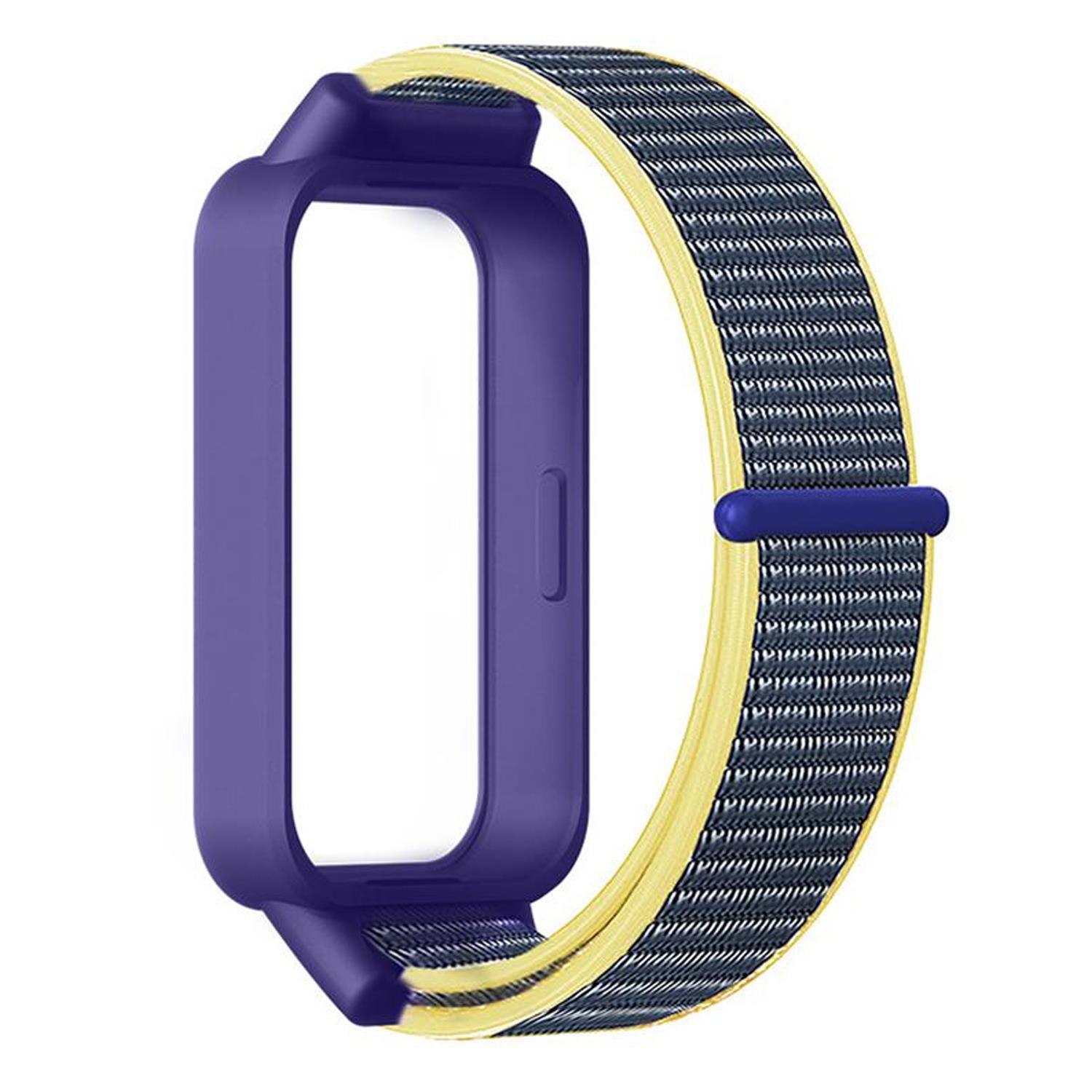 Microsonic Xiaomi Redmi Band 3 Hasırlı Kordon Woven Sport Loop Lacivert