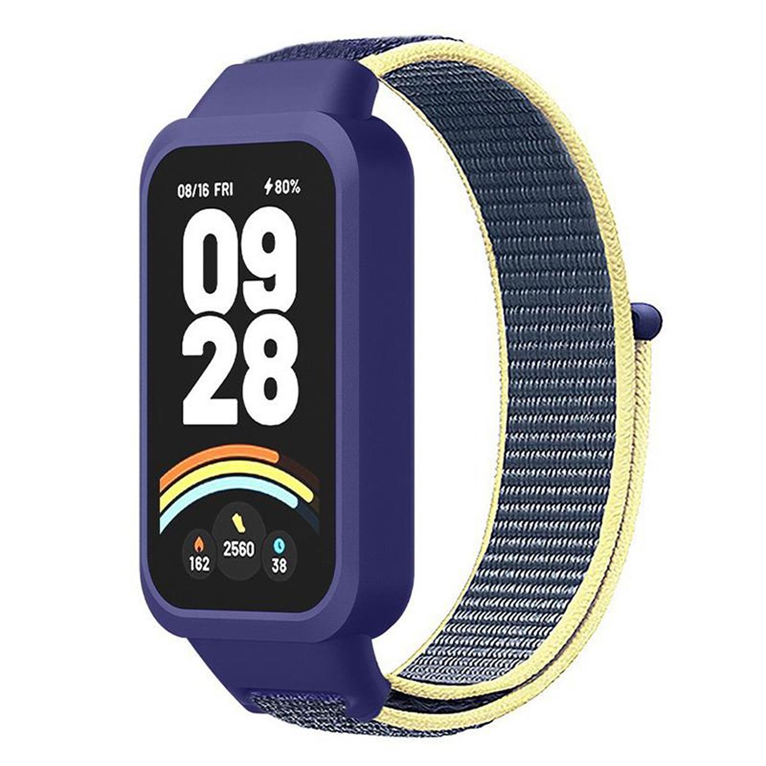 Microsonic Xiaomi Redmi Band 3 Hasırlı Kordon Woven Sport Loop Lacivert