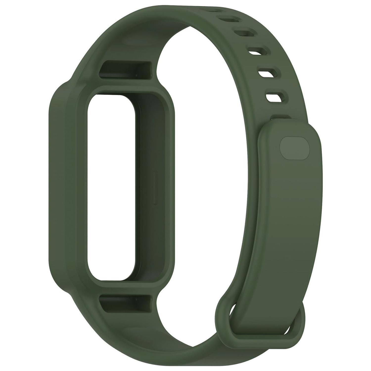 Microsonic Xiaomi Redmi Band 3 Kordon Silicone Sport Band Koyu Yeşil