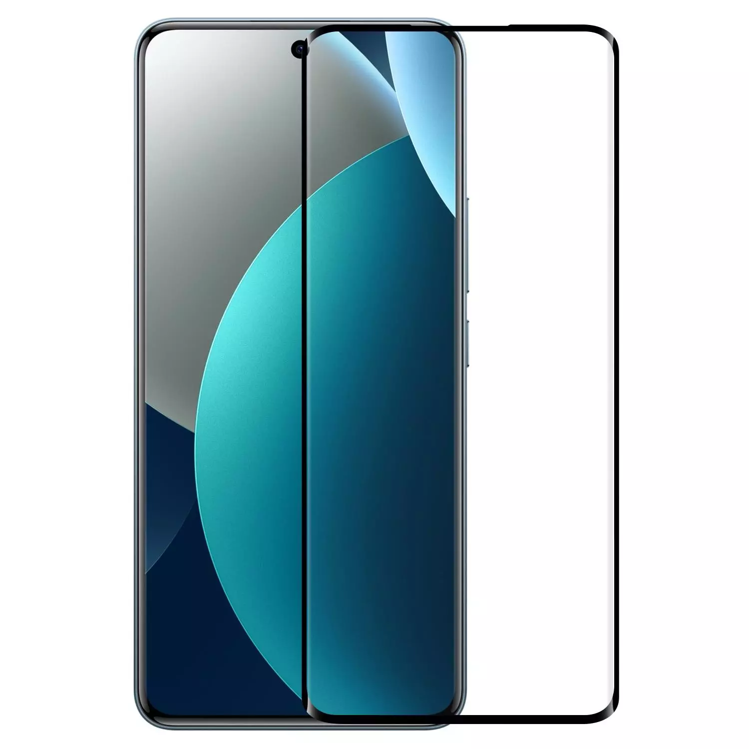 Microsonic Xiaomi Redmi Note 15 Pro 4G Kavisli Tam Kaplayan Ekran Koruyucu Siyah