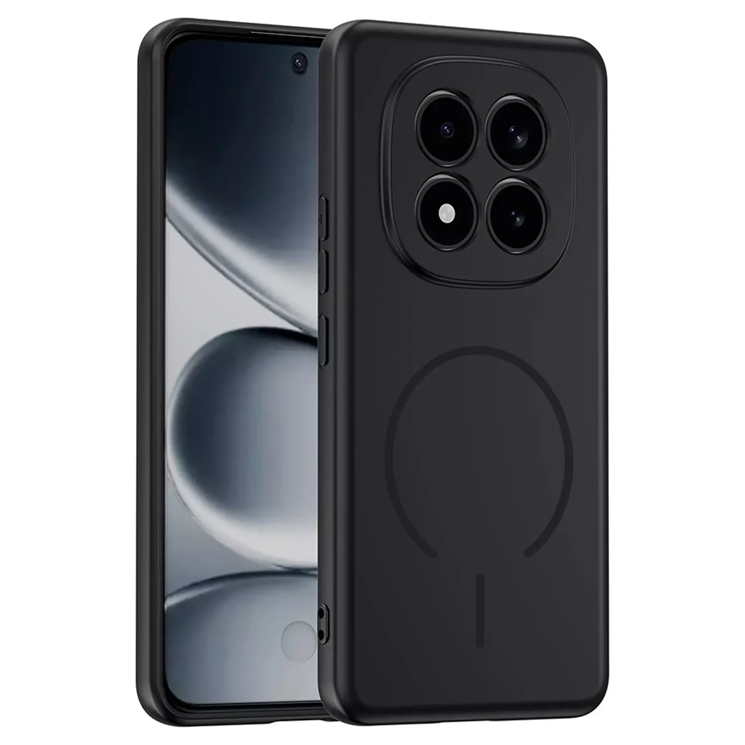 Microsonic Xiaomi Redmi Note 15 Pro 4G Kılıf Zeno MagSafe Siyah