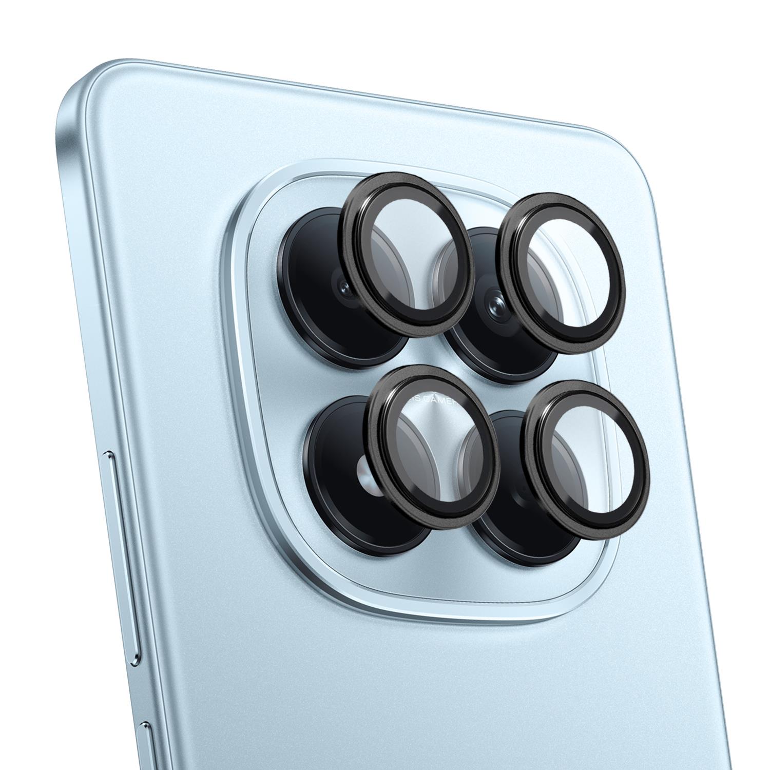 Microsonic Xiaomi Redmi Note 15 Pro 5G Tekli Kamera Lens Koruma Camı Siyah
