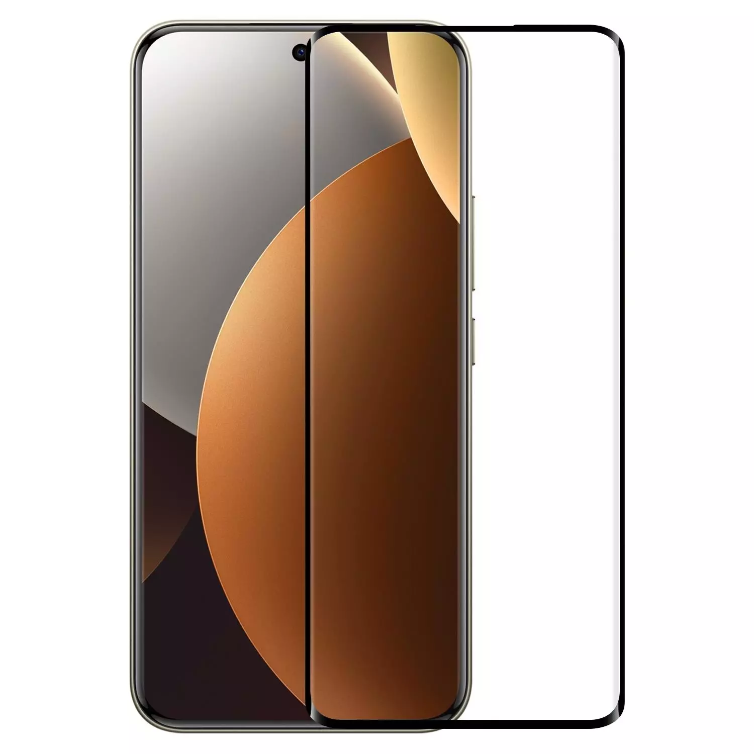Microsonic Xiaomi Redmi Note 15 Pro Plus 5G Kavisli Tam Kaplayan Ekran Koruyucu Siyah