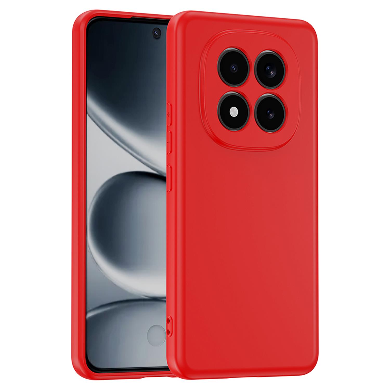 Microsonic Xiaomi Redmi Note 15 Pro Plus 5G Kılıf Groovy Soft Kırmızı