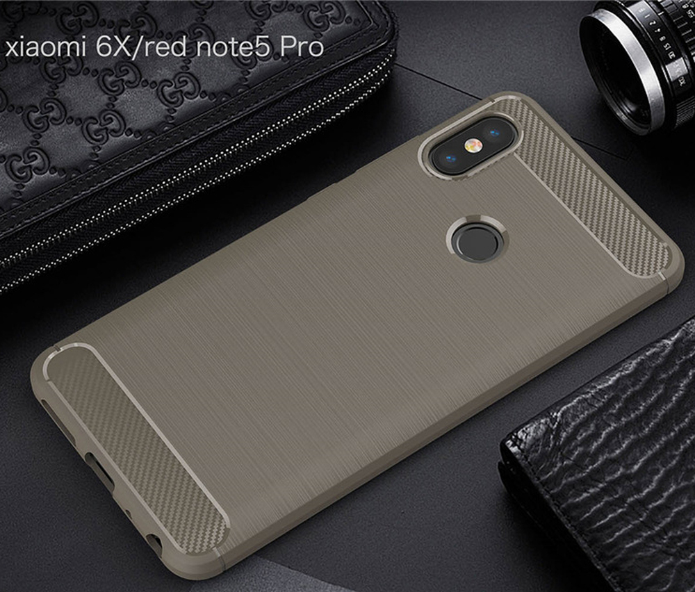 Microsonic Xiaomi Redmi Note 5 Pro Kılıf Room Silikon Gri