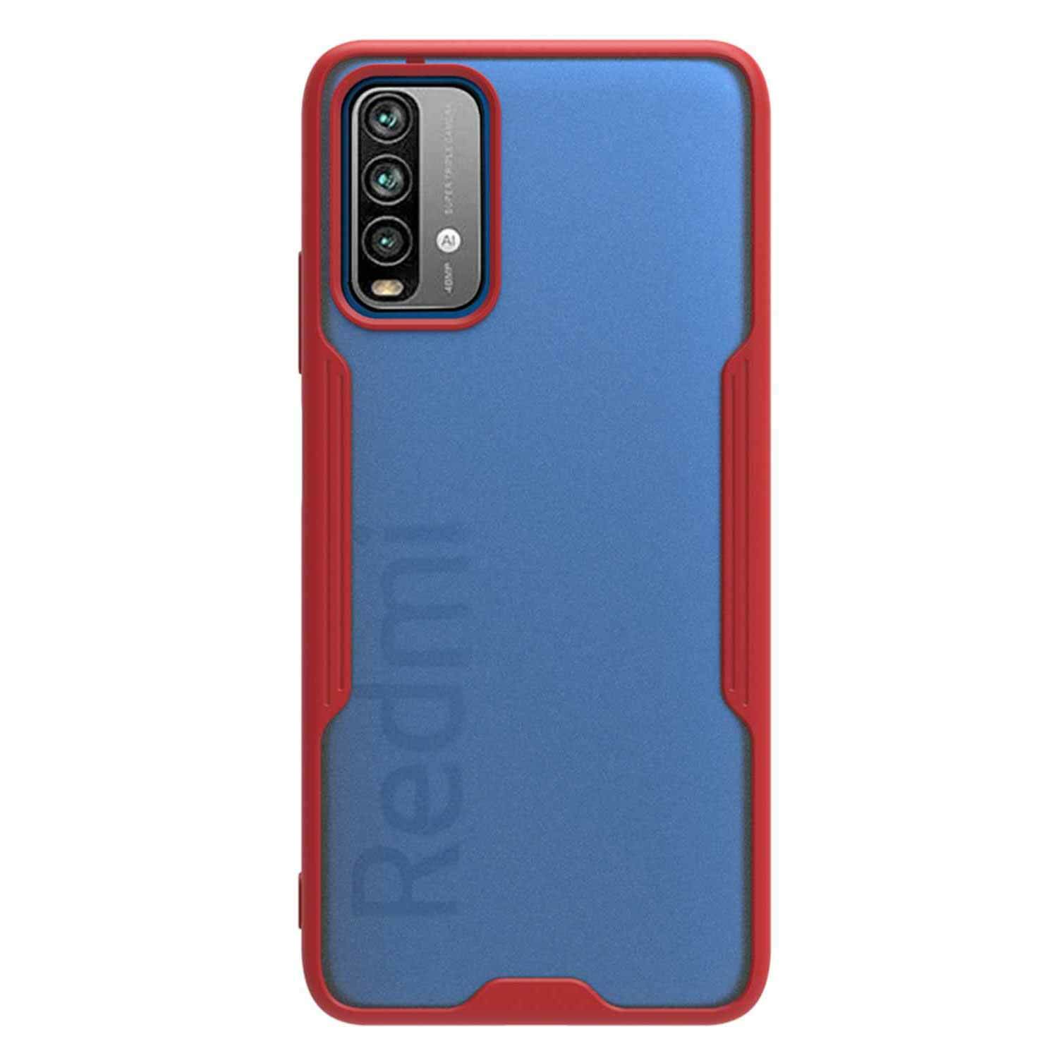 Microsonic Xiaomi Redmi Note 9 4G Kılıf Paradise Glow Kırmızı