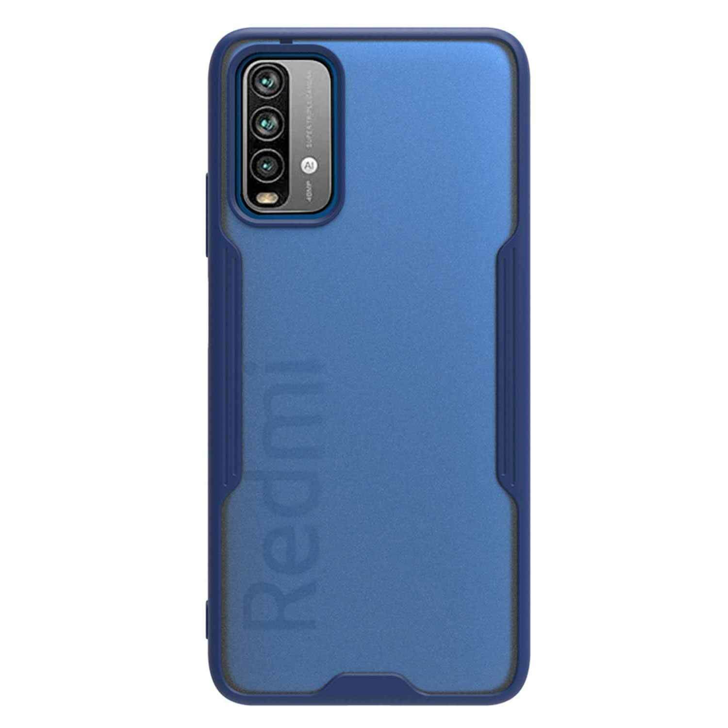 Microsonic Xiaomi Redmi Note 9 4G Kılıf Paradise Glow Lacivert