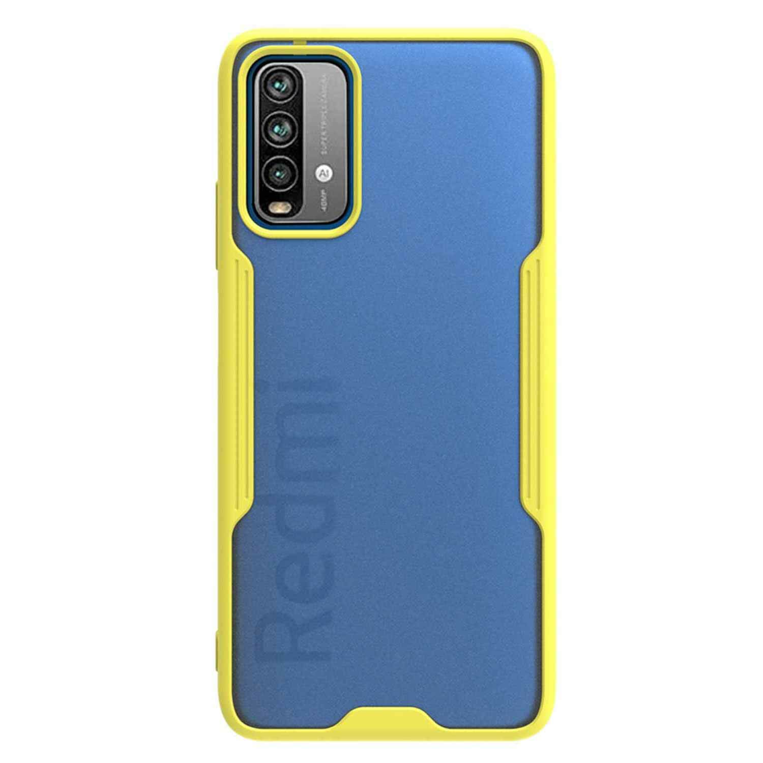 Microsonic Xiaomi Redmi Note 9 4G Kılıf Paradise Glow Sarı