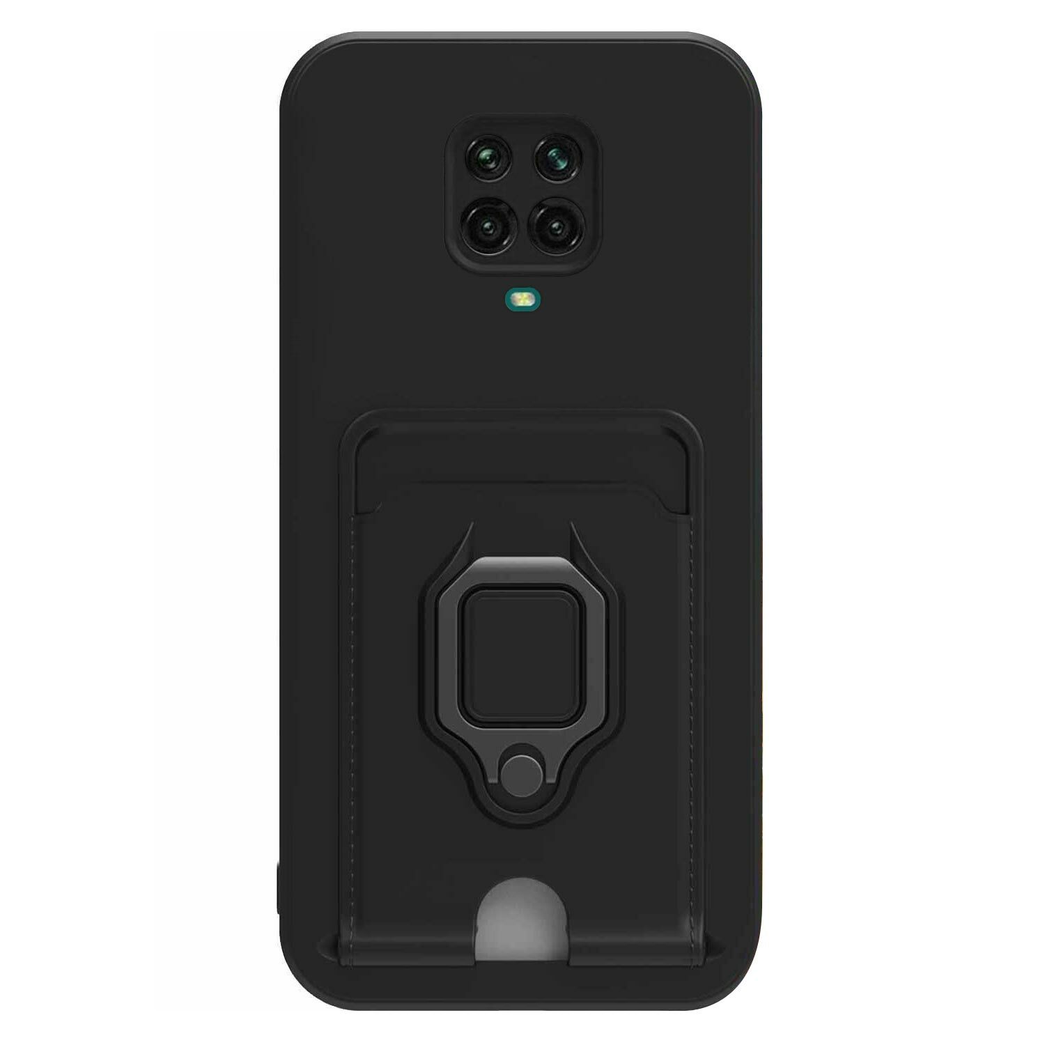 Microsonic Xiaomi Redmi Note 9 Pro Max Kılıf Multifunction Silicone Siyah