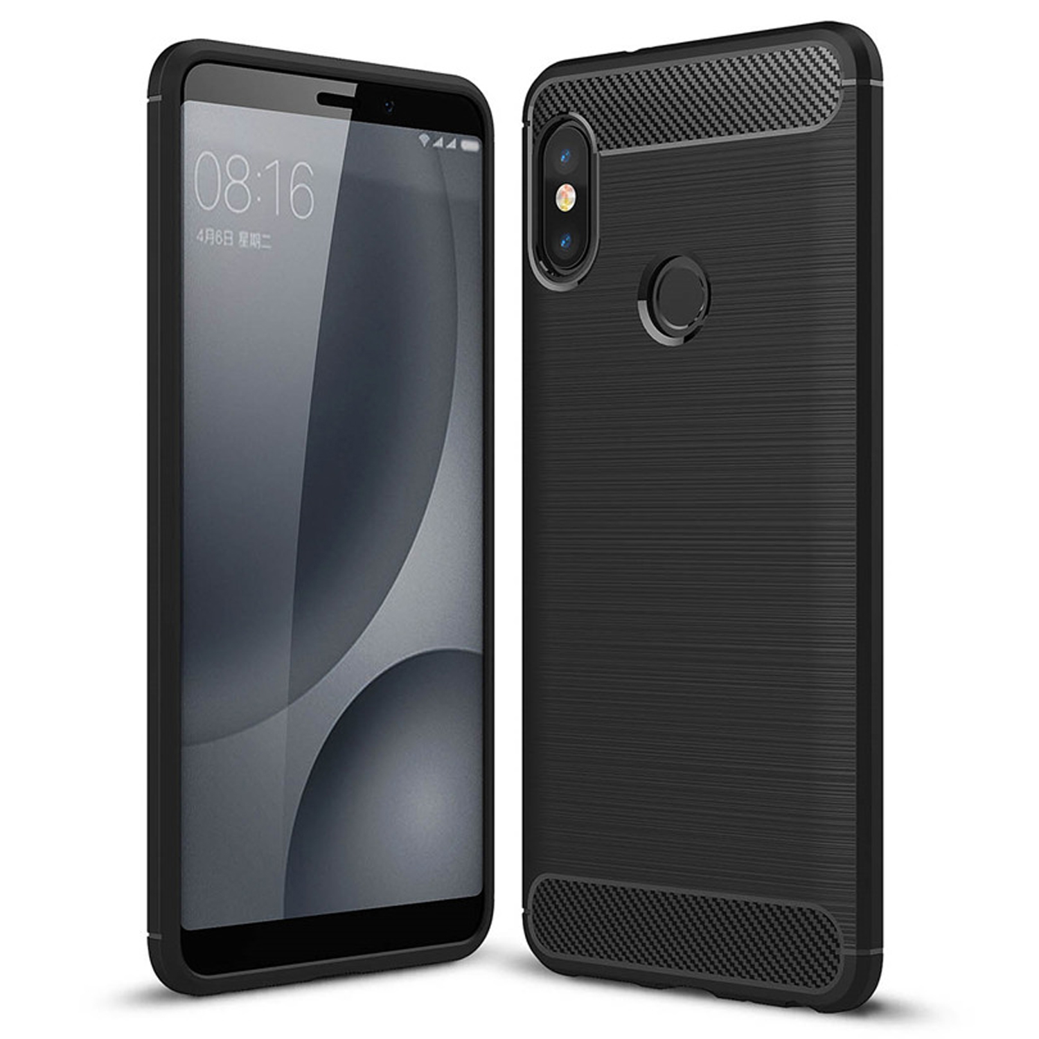 Microsonic Xiaomi Redmi S2 Kılıf Room Silikon Siyah
