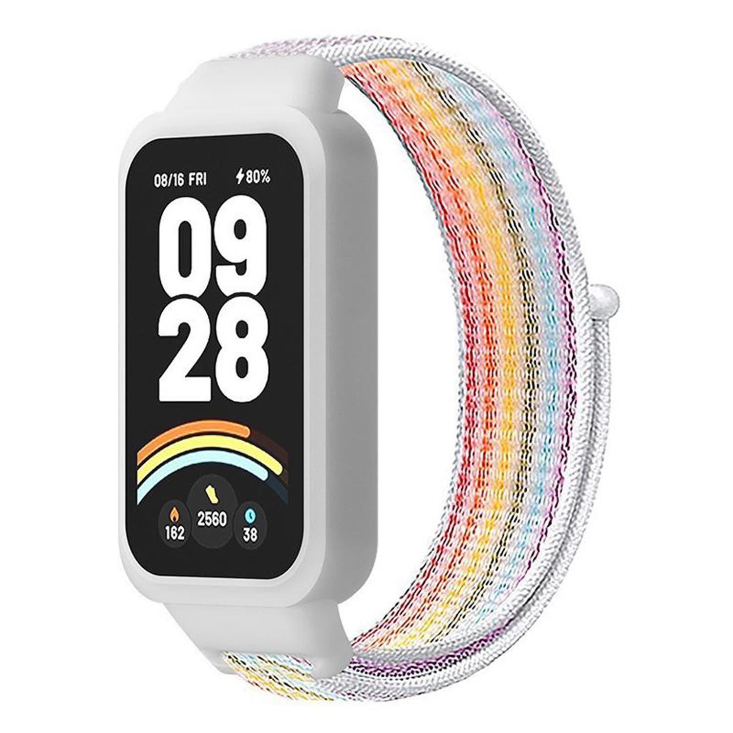 Microsonic Xiaomi Smart Band 9 Active Hasırlı Kordon Woven Sport Loop Çok Renkli
