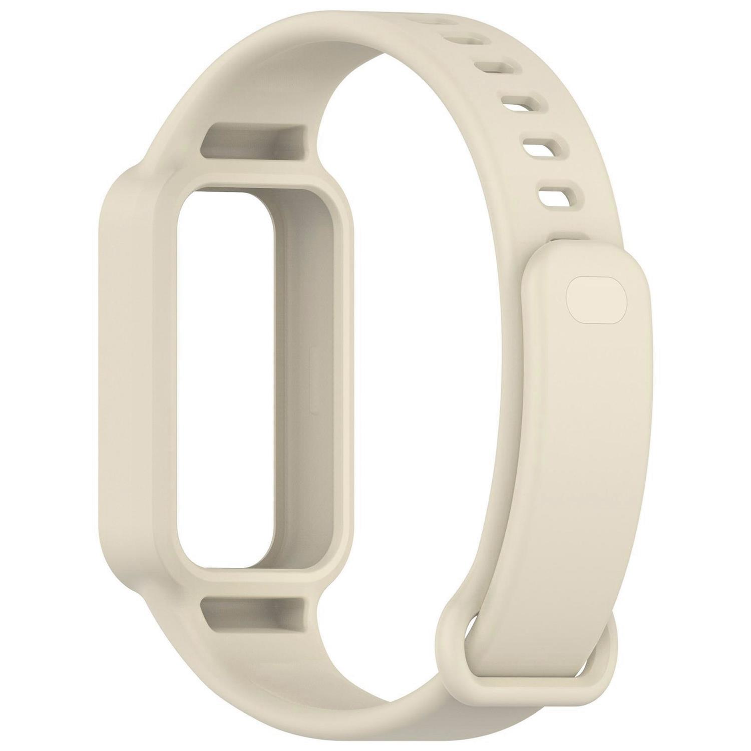Microsonic Xiaomi Smart Band 9 Active Kordon Silicone Sport Band Bej