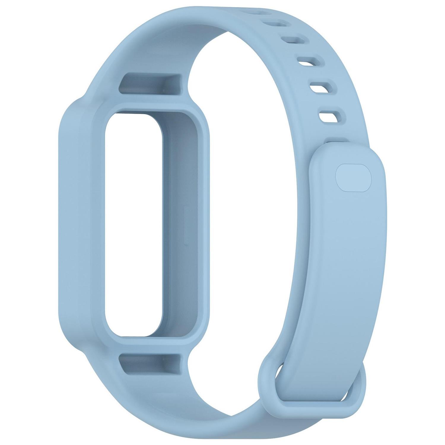 Microsonic Xiaomi Smart Band 9 Active Kordon Silicone Sport Band Mavi