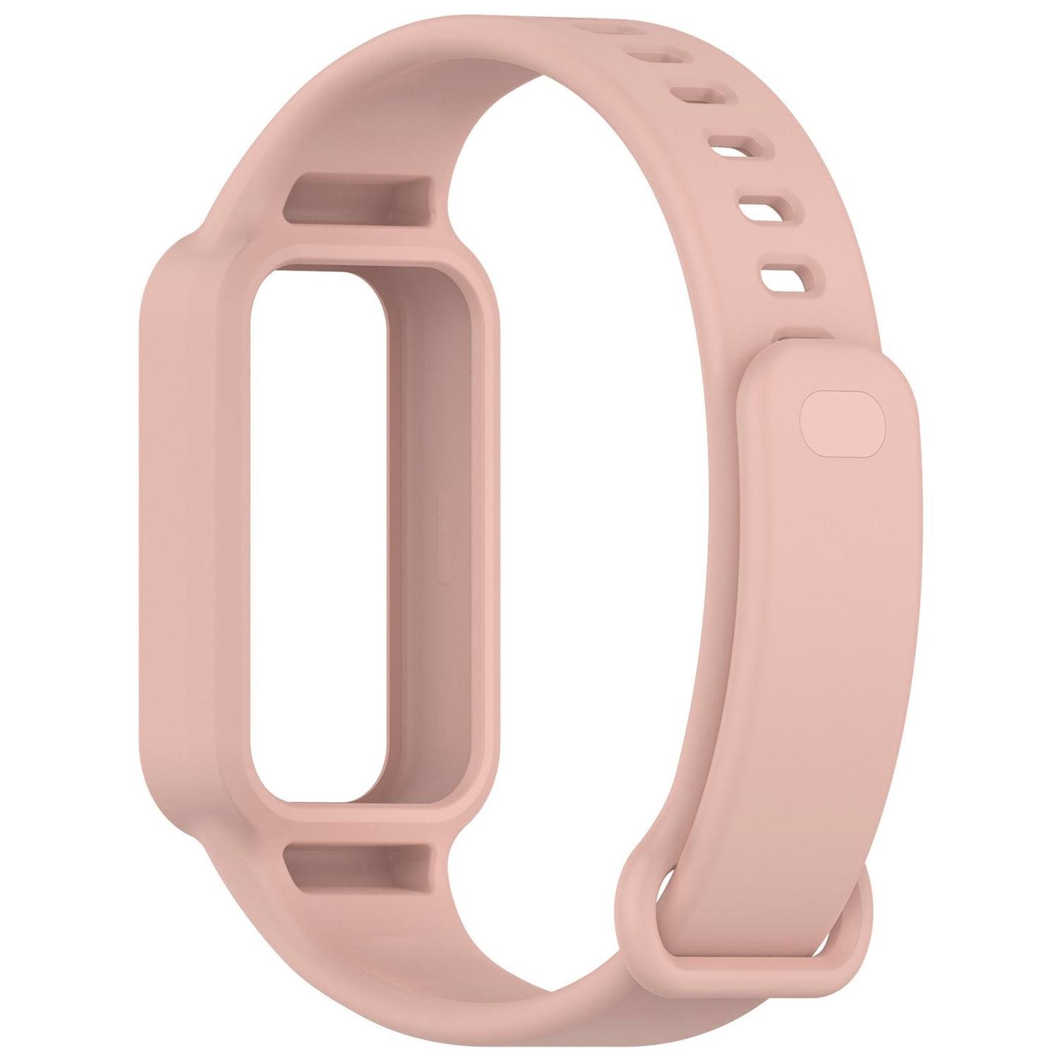 Microsonic Xiaomi Smart Band 9 Active Kordon Silicone Sport Band Pudra