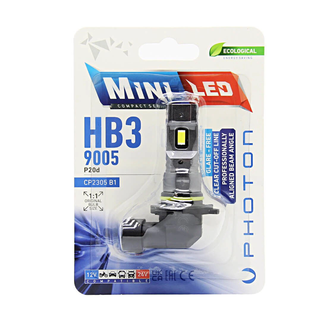 MINI HB3 9005 12-24V COMPACT LED (TEKLİ BLISTER)
