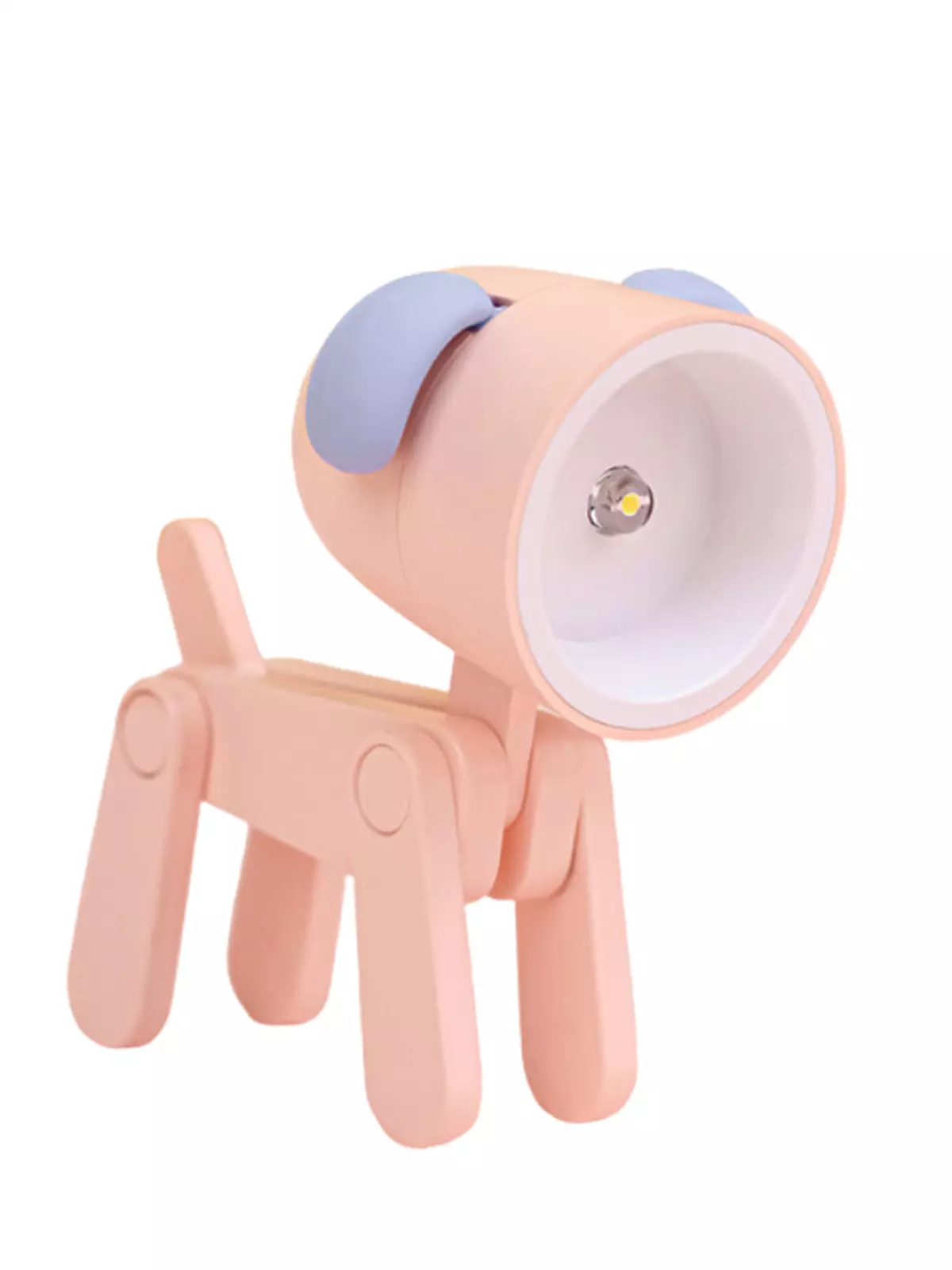 Mini Pembe Led Gece Lambası Sevimli Köpek Çocuklar Yatak Odası Başucu Oyuncak Masa Lambası