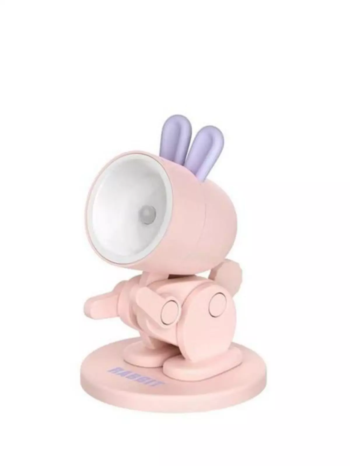 Mini Pembe Led Gece Lambası Sevimli Tavşan Çocuklar Yatak Odası Başucu Oyuncak Masa Lambası