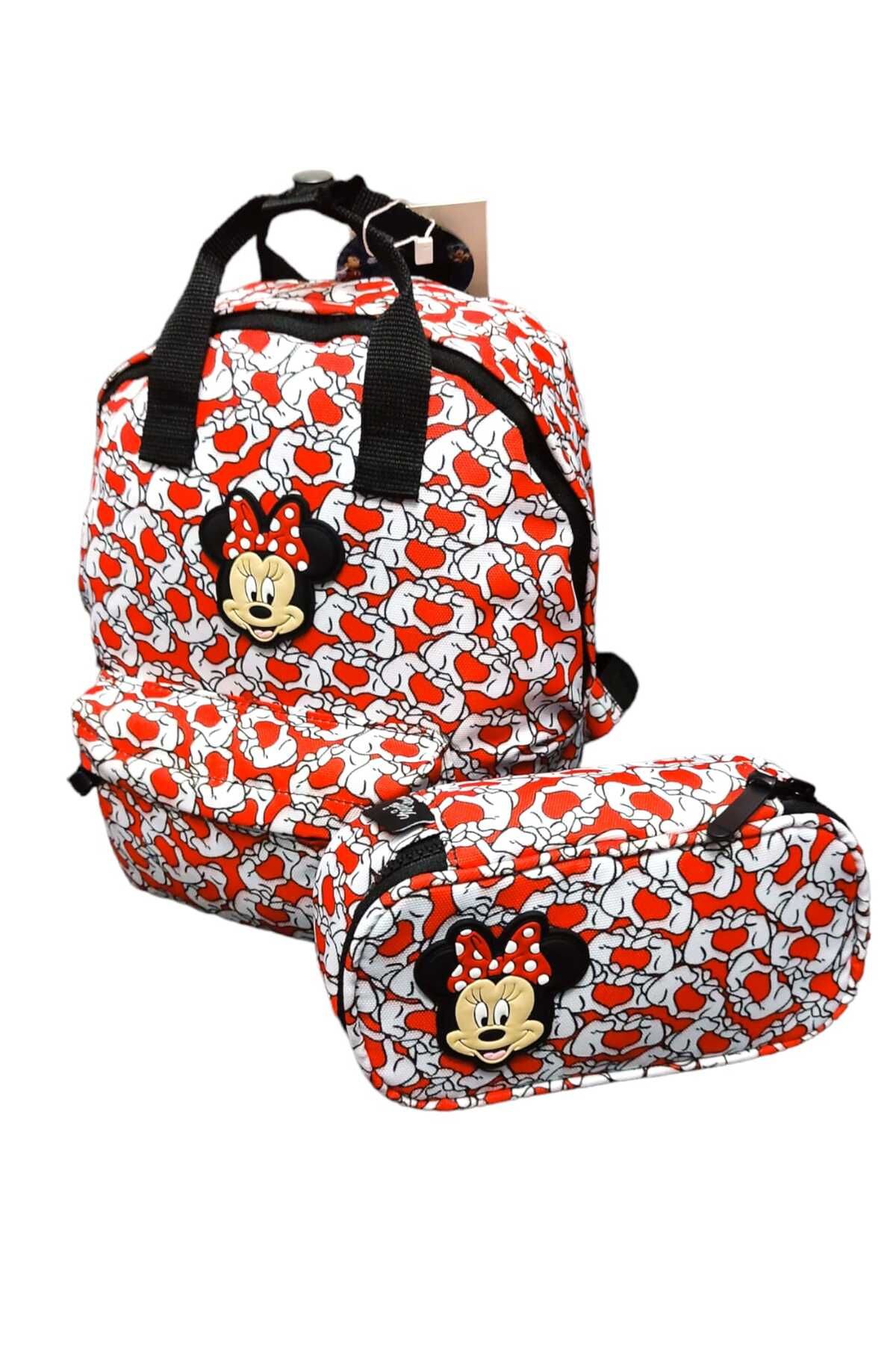 Minnie İkili Anaokulu ve Kreş Çanta Seti (Çanta ve Kalemlik) 0543