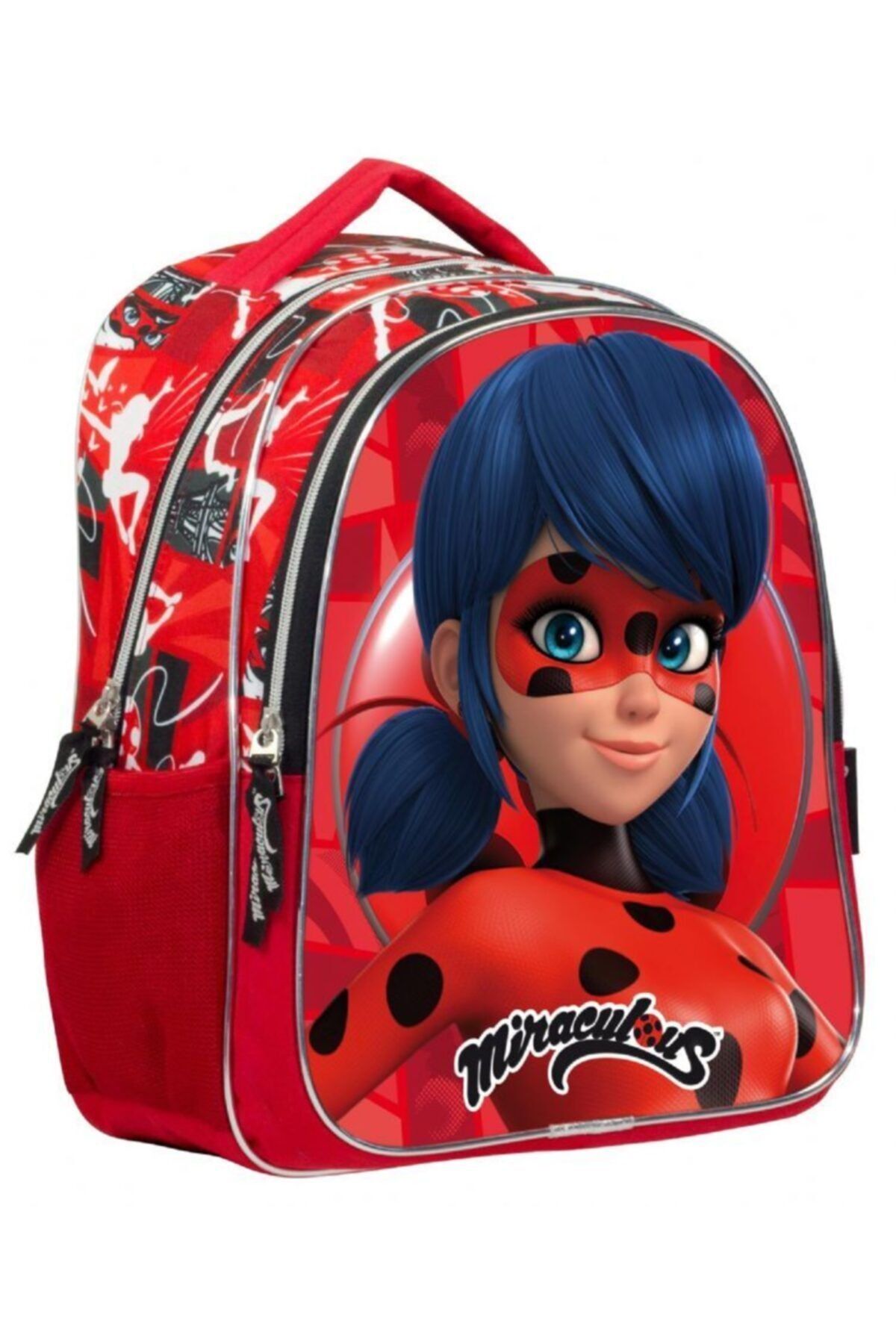 Miraculous Lady Bug Iki Bölmeli Kız Çocuk Sırt Çantası - 2204