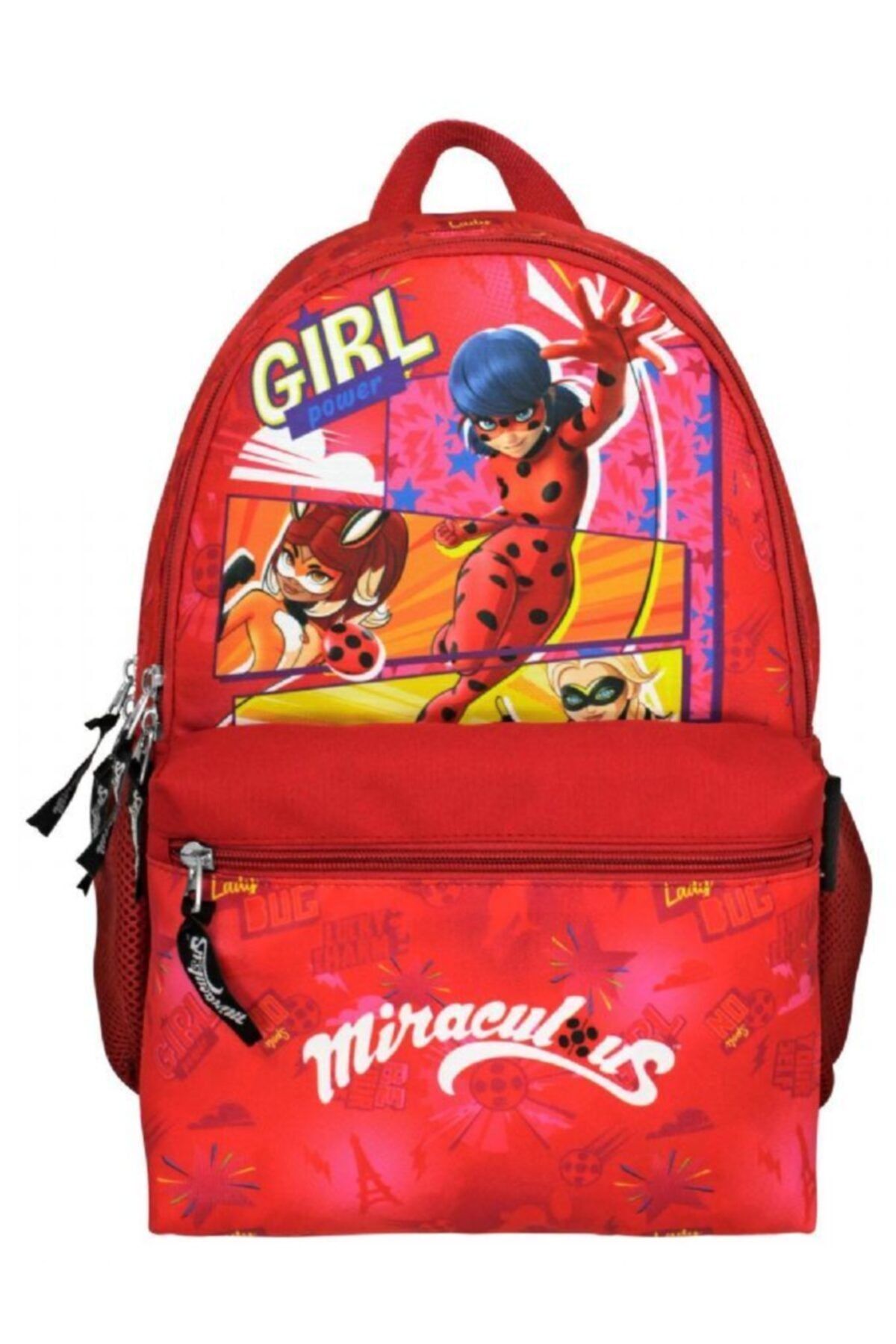 Miraculous Ladybug Baskılı Kız Çocuk Günlük Ve Okul Sırt Çantası