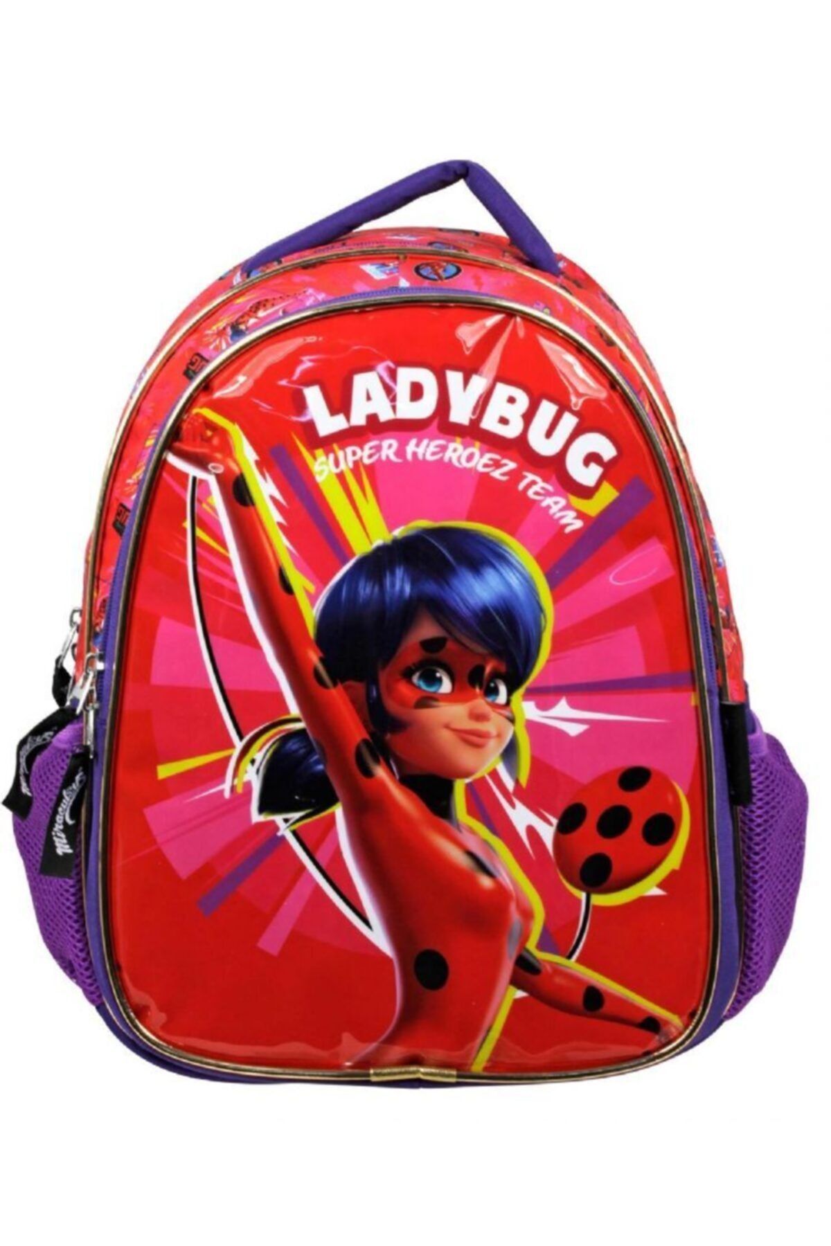 Miraculous Ladybug Süper Heroes Baskılı Günlük ve Okul Sırt Çantası