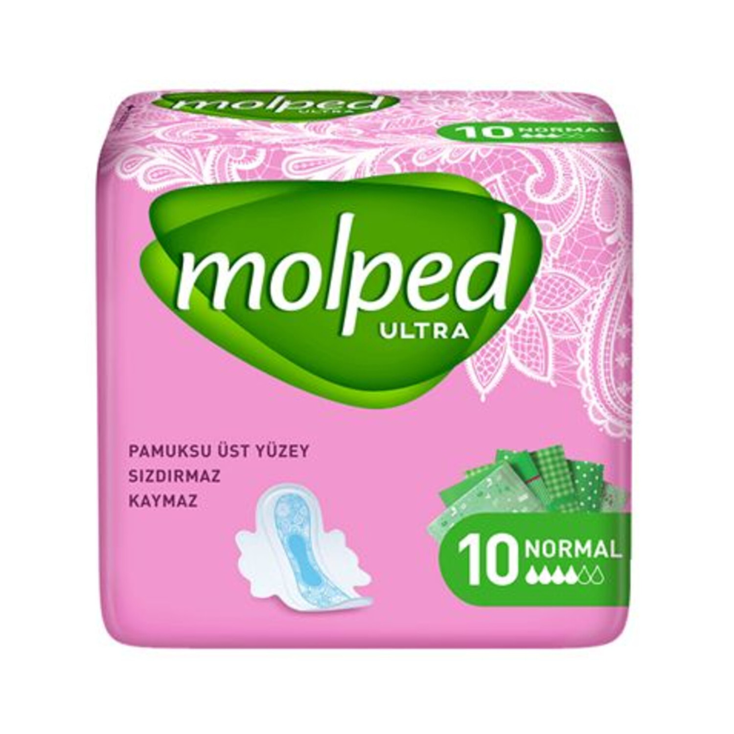 Molped Ultra Tek Kanatlı Normal 10'lu