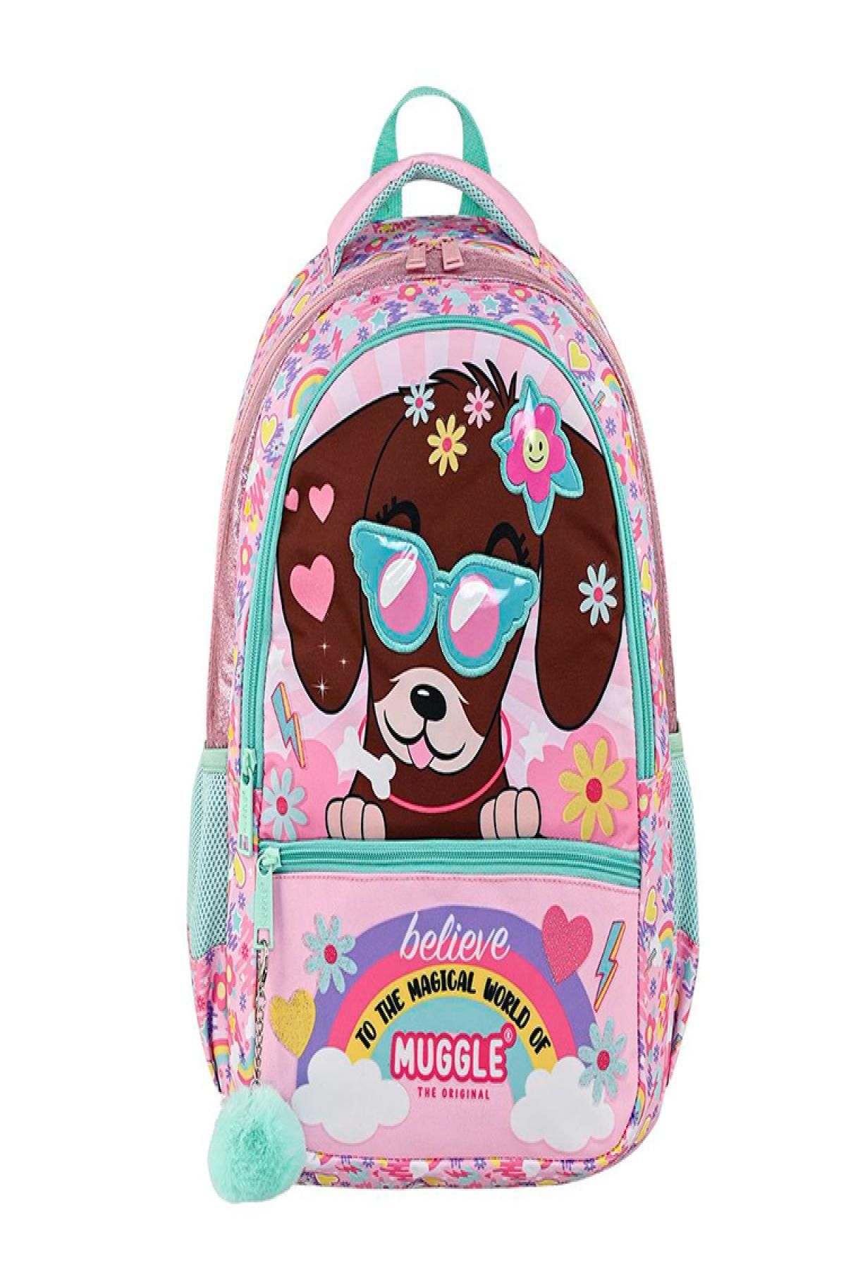 Muggle Mu 9008 Cute Dog Koleksiyonu Ilkokul Çantası