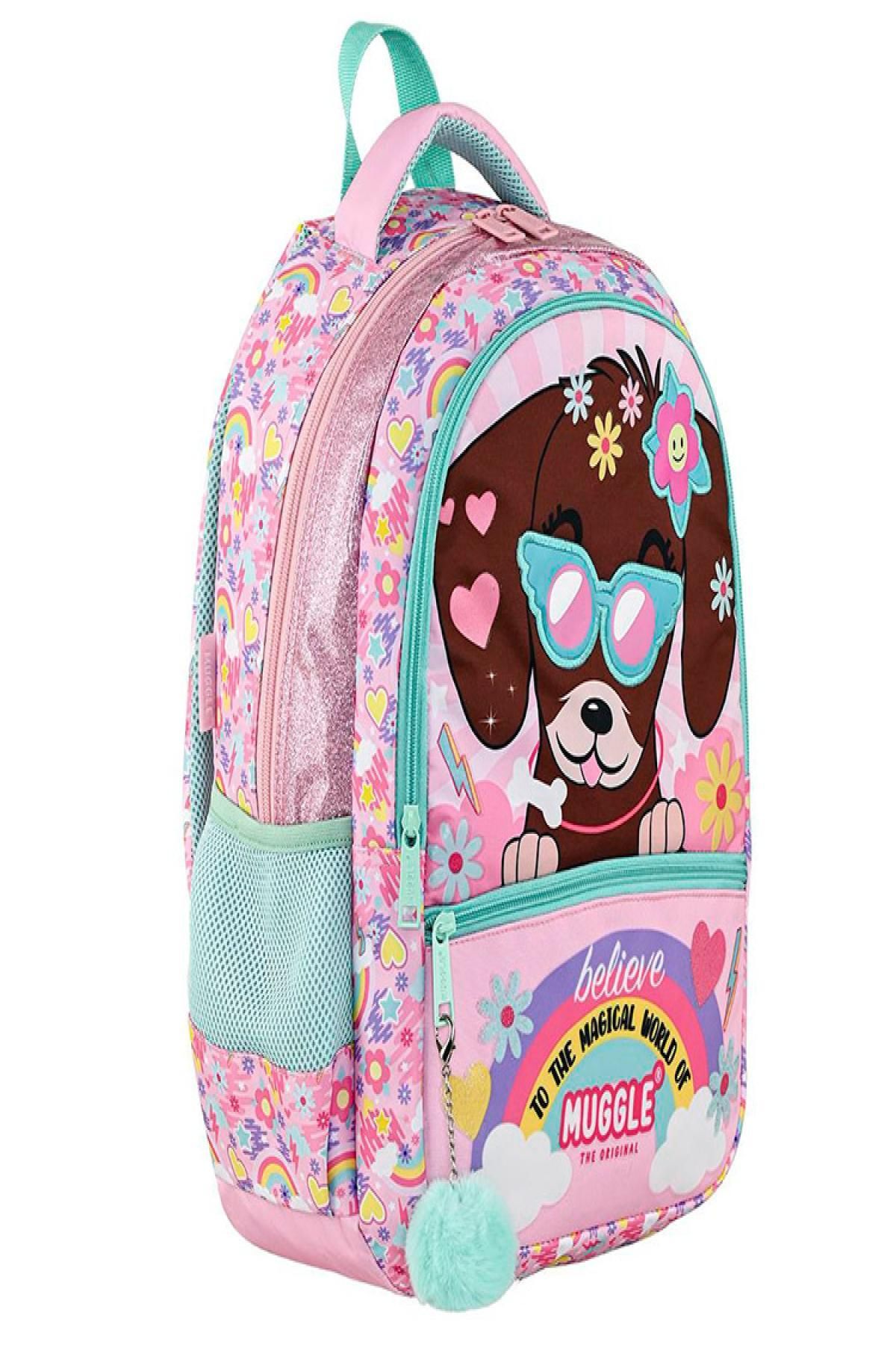 Muggle Mu 9008 Cute Dog Koleksiyonu Ilkokul Çantası