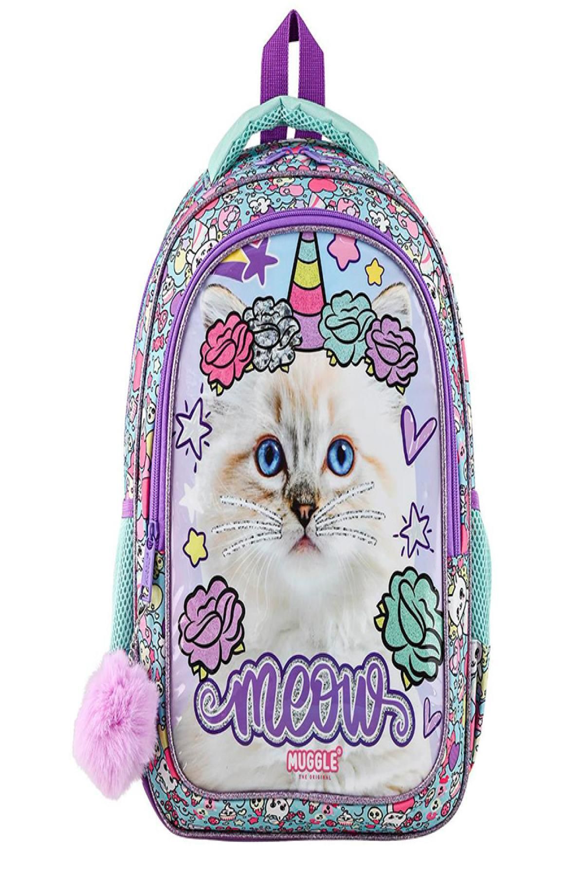 Muggle Mu-9022 Pretty Cat Koleksiyonu İlkokul Çantası