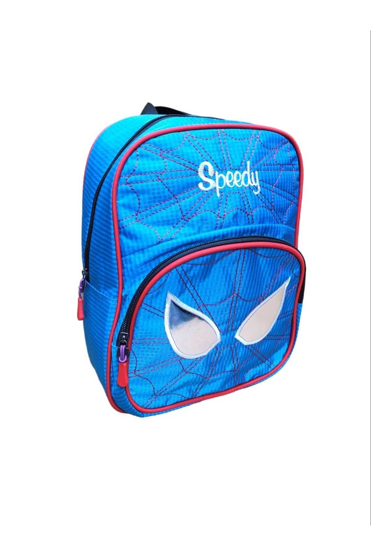 Nakışlı Speedy Parlak Iki Bölmeli Anaokulu Çantası 3038