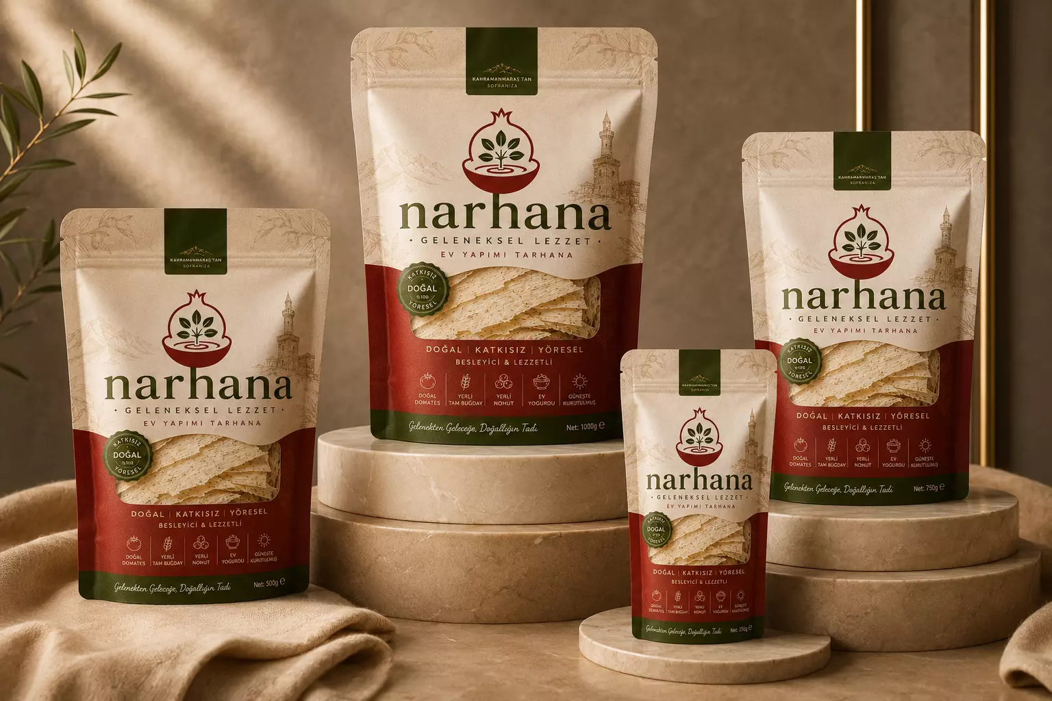 NARHANA FULL PAKET (1000g, 750g, 500g, 250g)