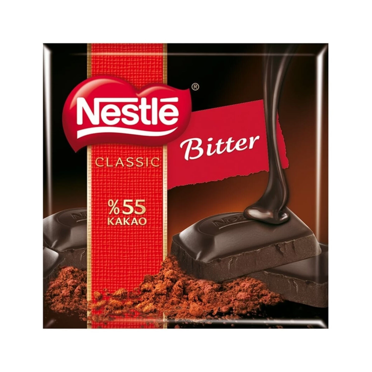Nestle Bitter % 55 Kakao Kare Çikolata 60gr