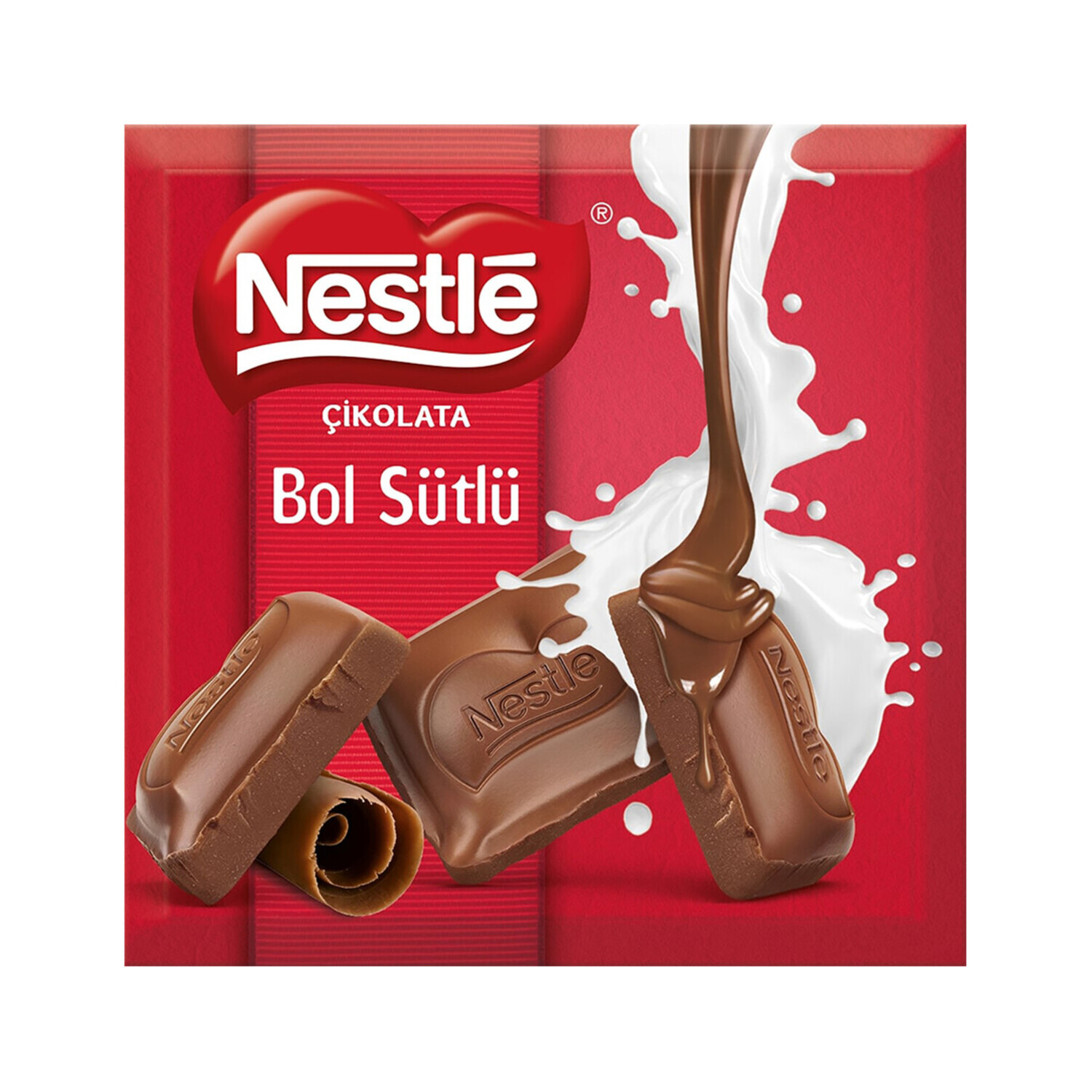 Nestle Bol Sütlü Kare Çikolata 60 G