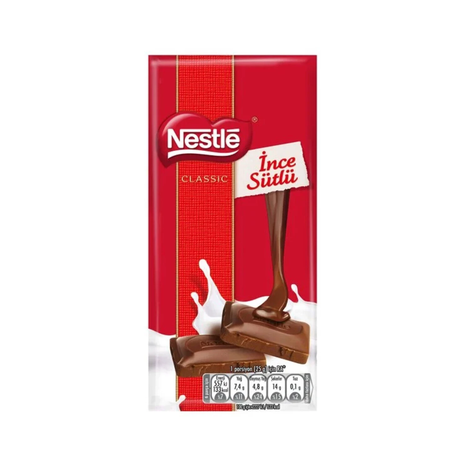 Nestle Classic Sütlü Tablet Çikolata 65 Gr